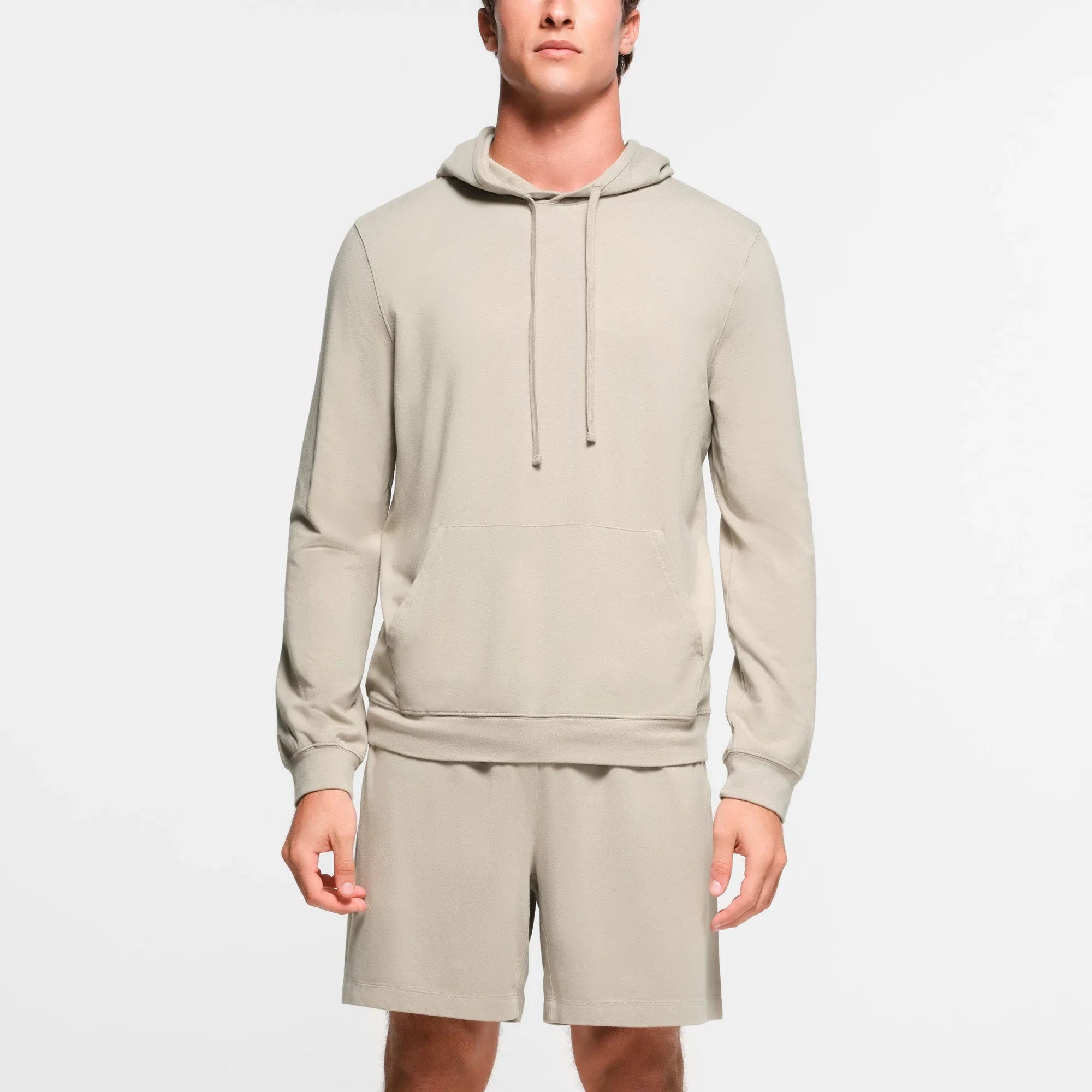 SKIMS JERSEY LOUNGE MENS HOODIE | SHALE - KAPŞONLU SWEATSHIRT - My Suti