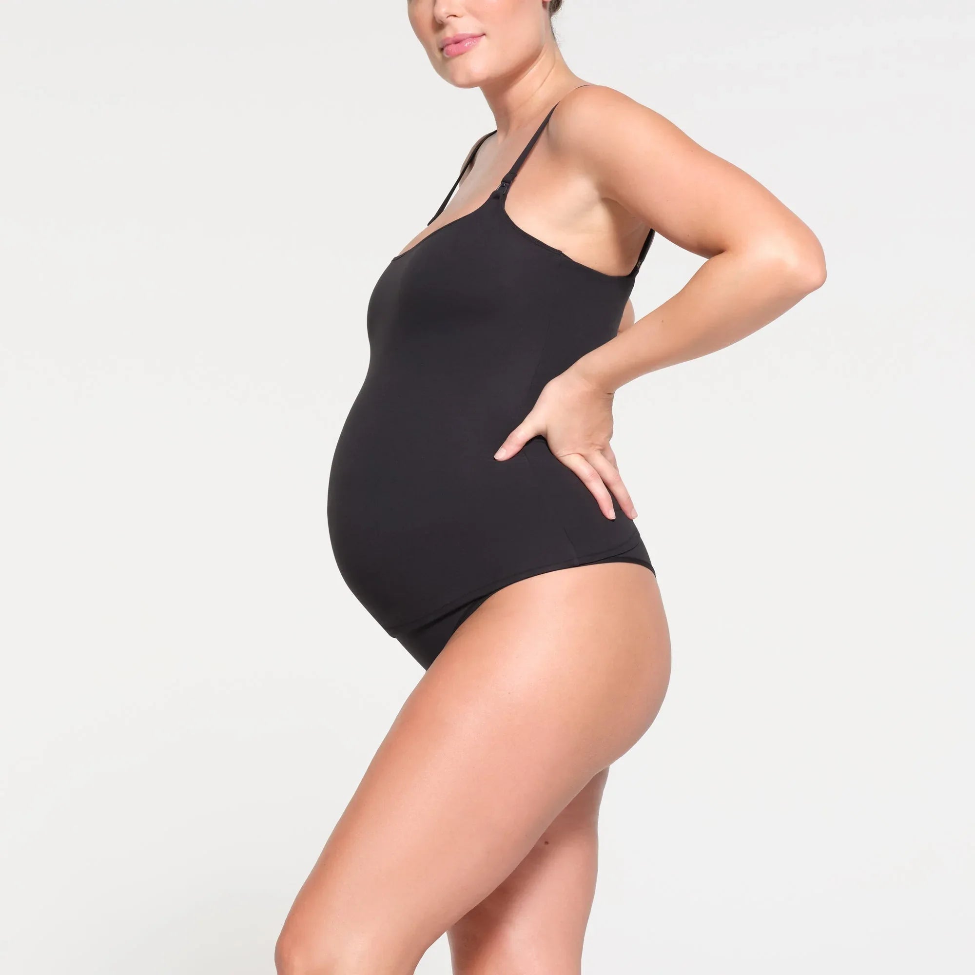 SKIMS FITS EVERYBODY MATERNITY NURSING TANK | ONYX - TANK - My Suti