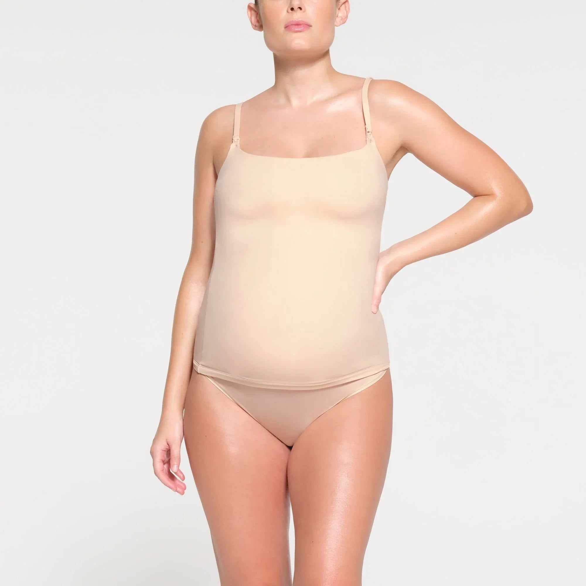 SKIMS FITS EVERYBODY MATERNITY NURSING TANK | SAND - TANK - My Suti