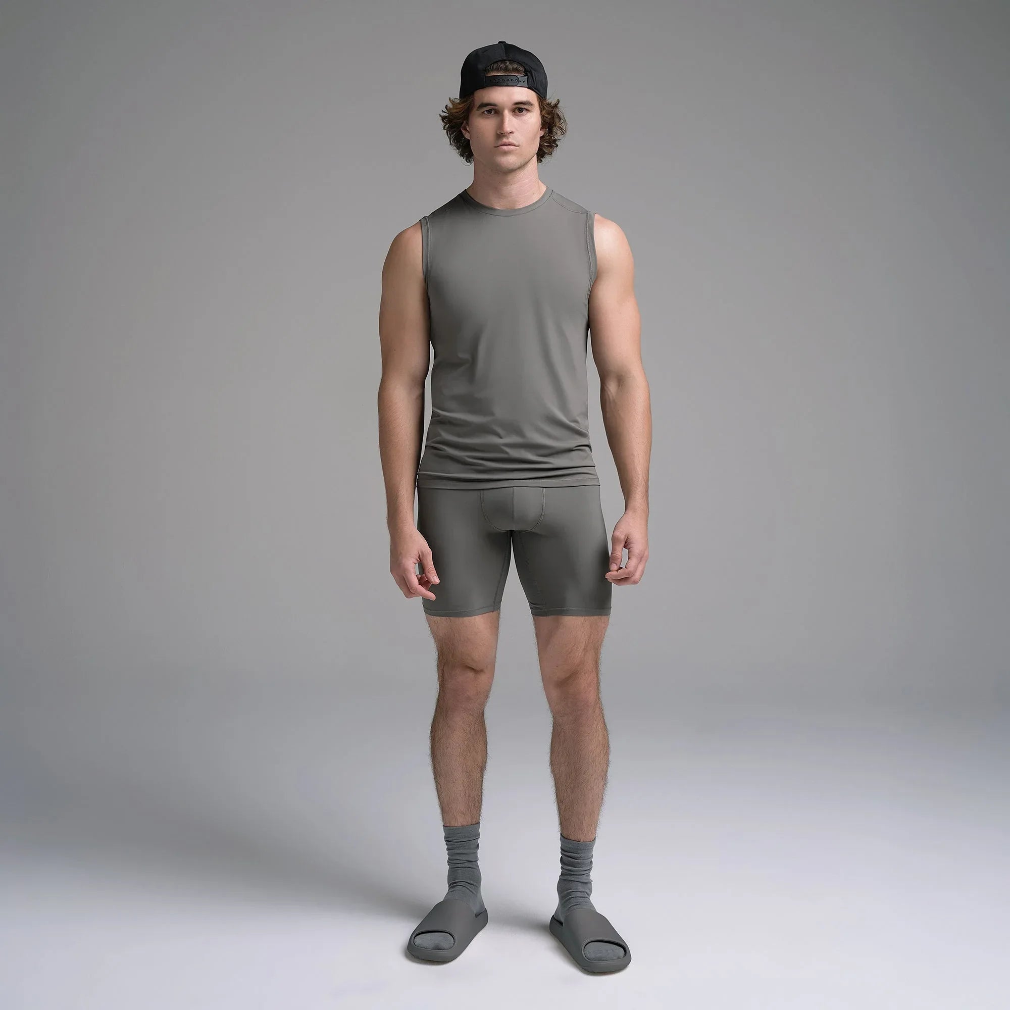 SKIMS SPORT MENS MUSCLE TANK | GUNMETAL - KAS TİSHİ - My Suti