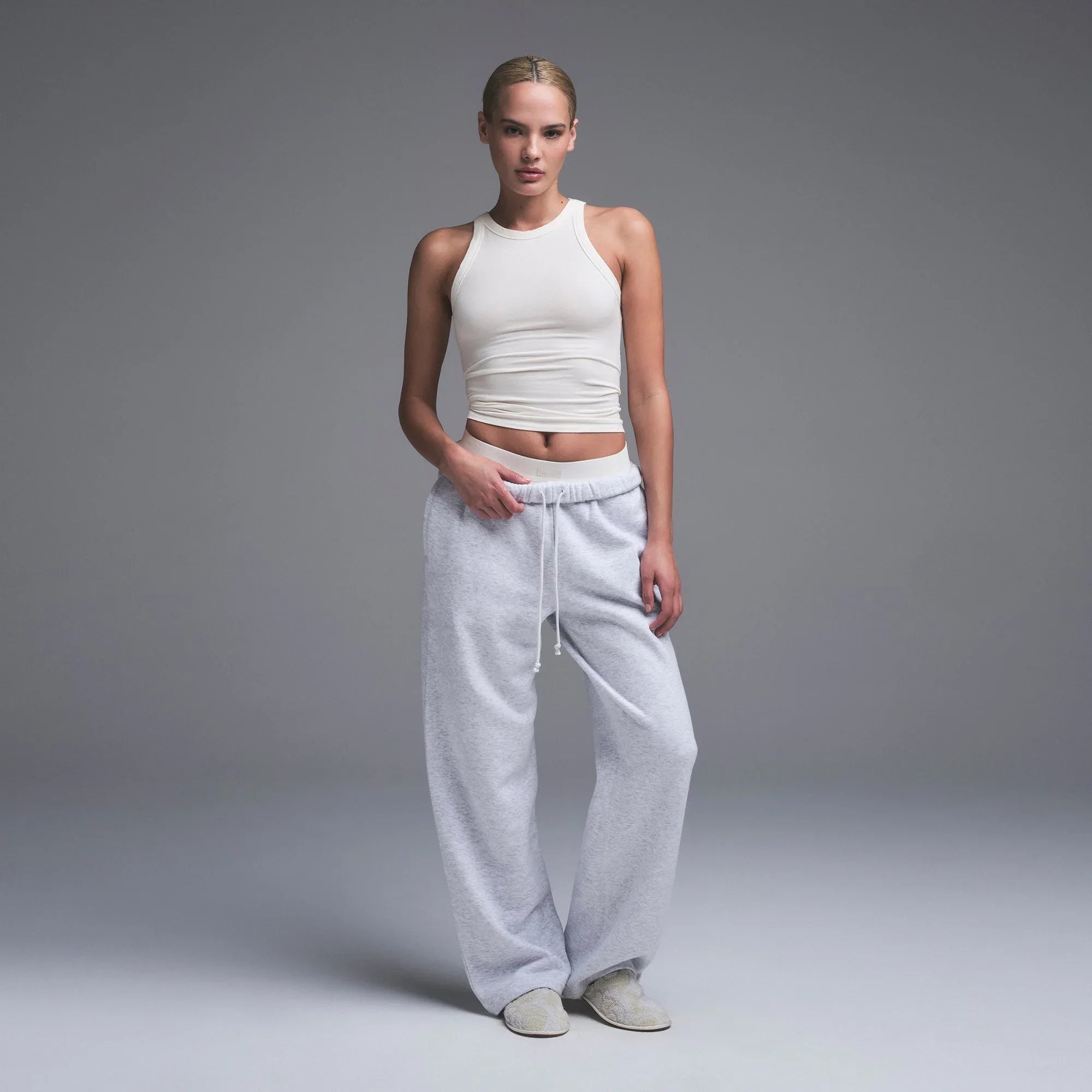 SKIMS COTTON JERSEY CREW NECK TANK | MARBLE - TİŞÖRT - My Suti