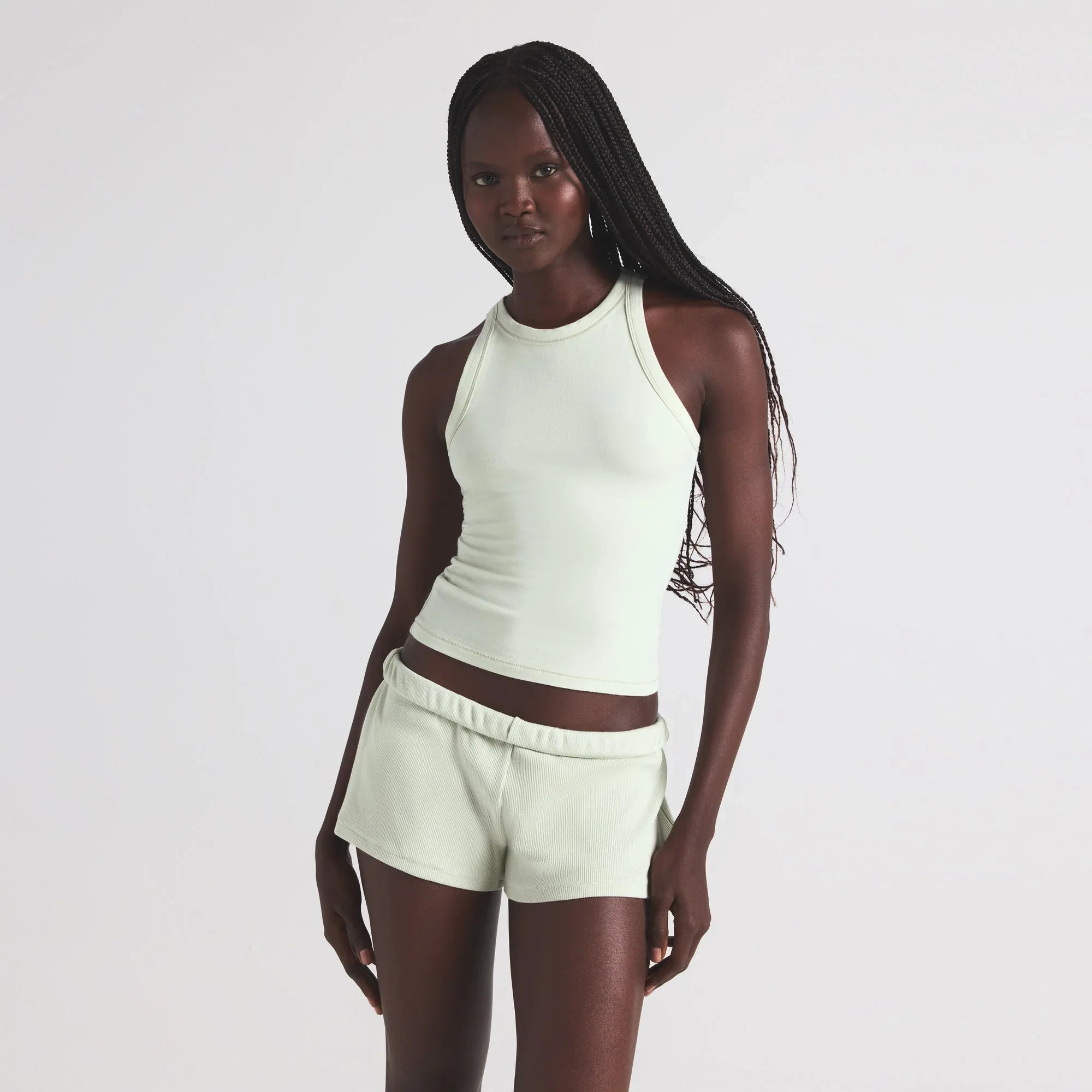 SKIMS COTTON JERSEY CREW NECK TANK | SPEARMINT - TİŞÖRT - My Suti