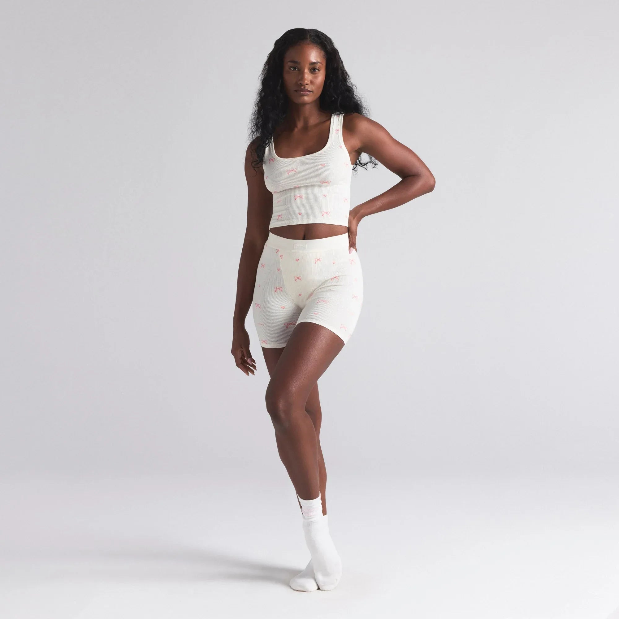 SKIMS COTTON RIB TANK 3-PACK | BABY PINK MULTI - TİŞÖRT - My Suti