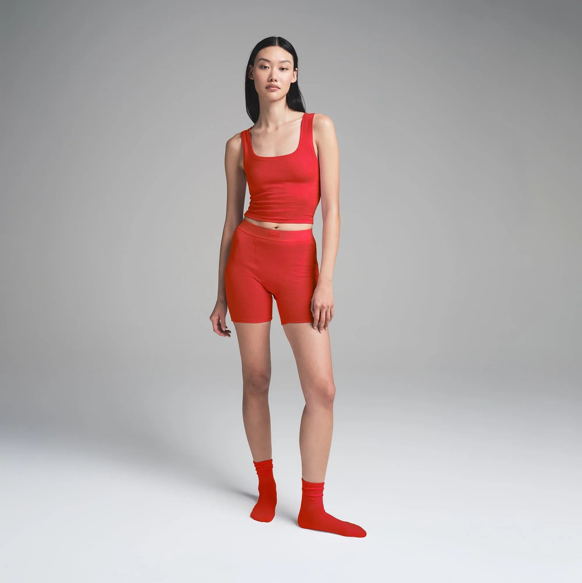 SKIMS COTTON RIB TANK 3-PACK | SUGAR PINK MULTI - TİŞÖRT - My Suti