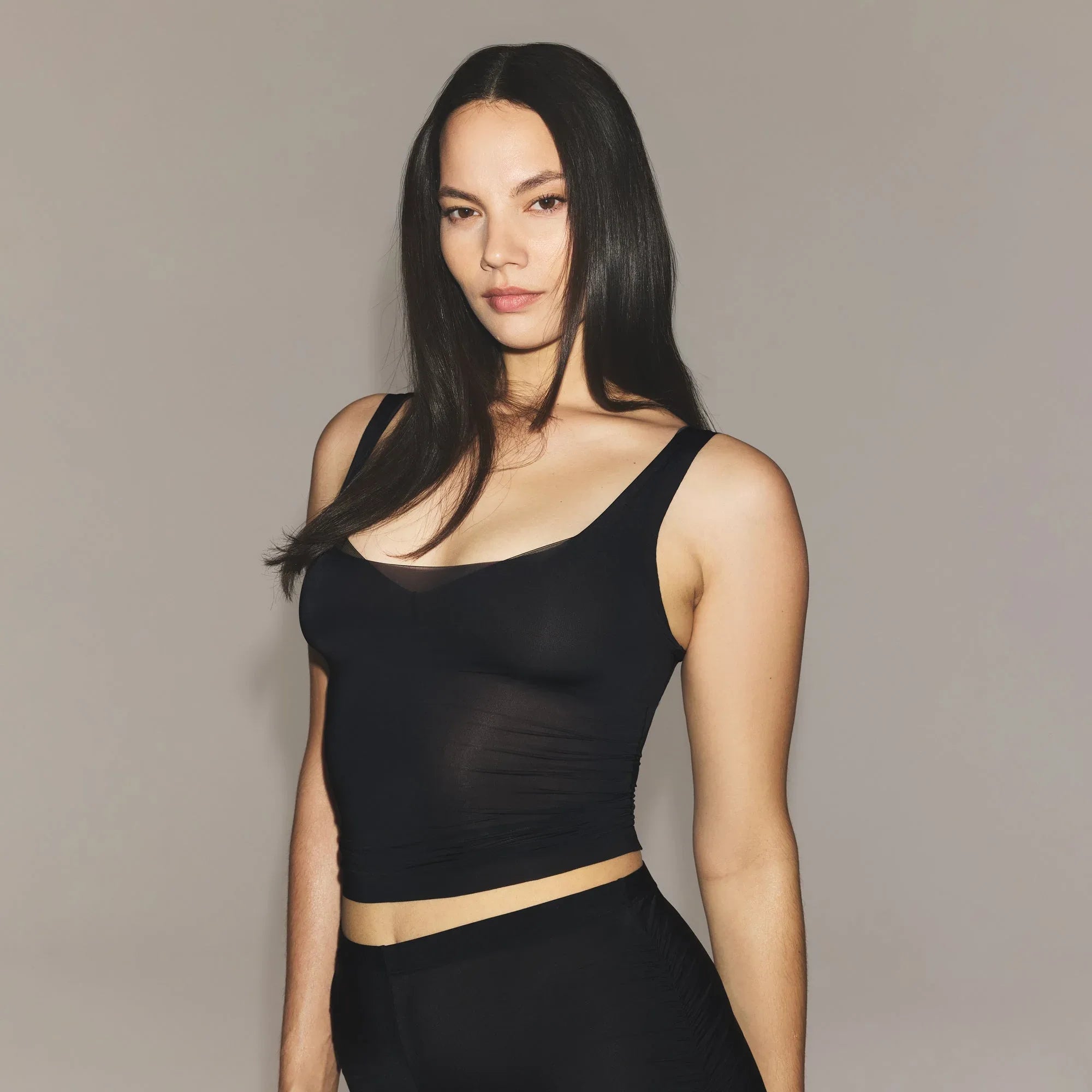 SKIMS MILKY SHEER TANK | OBSIDIAN - TİŞÖRT - My Suti