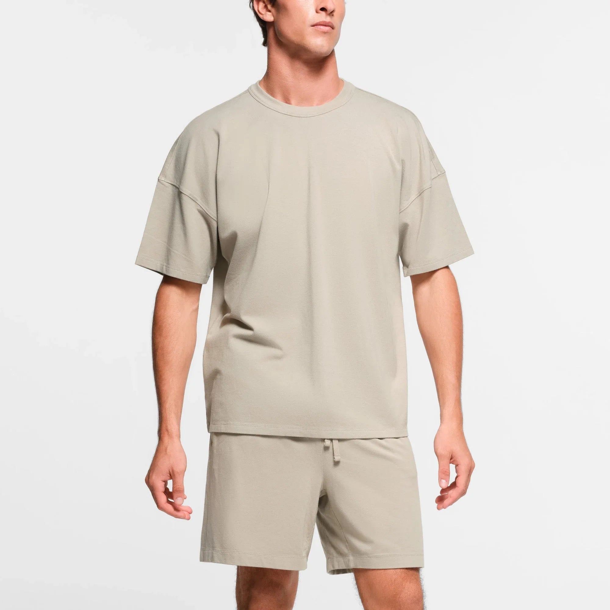 SKIMS JERSEY LOUNGE MENS OVERSIZED T-SHIRT | SHALE - TİŞÖRT - My Suti