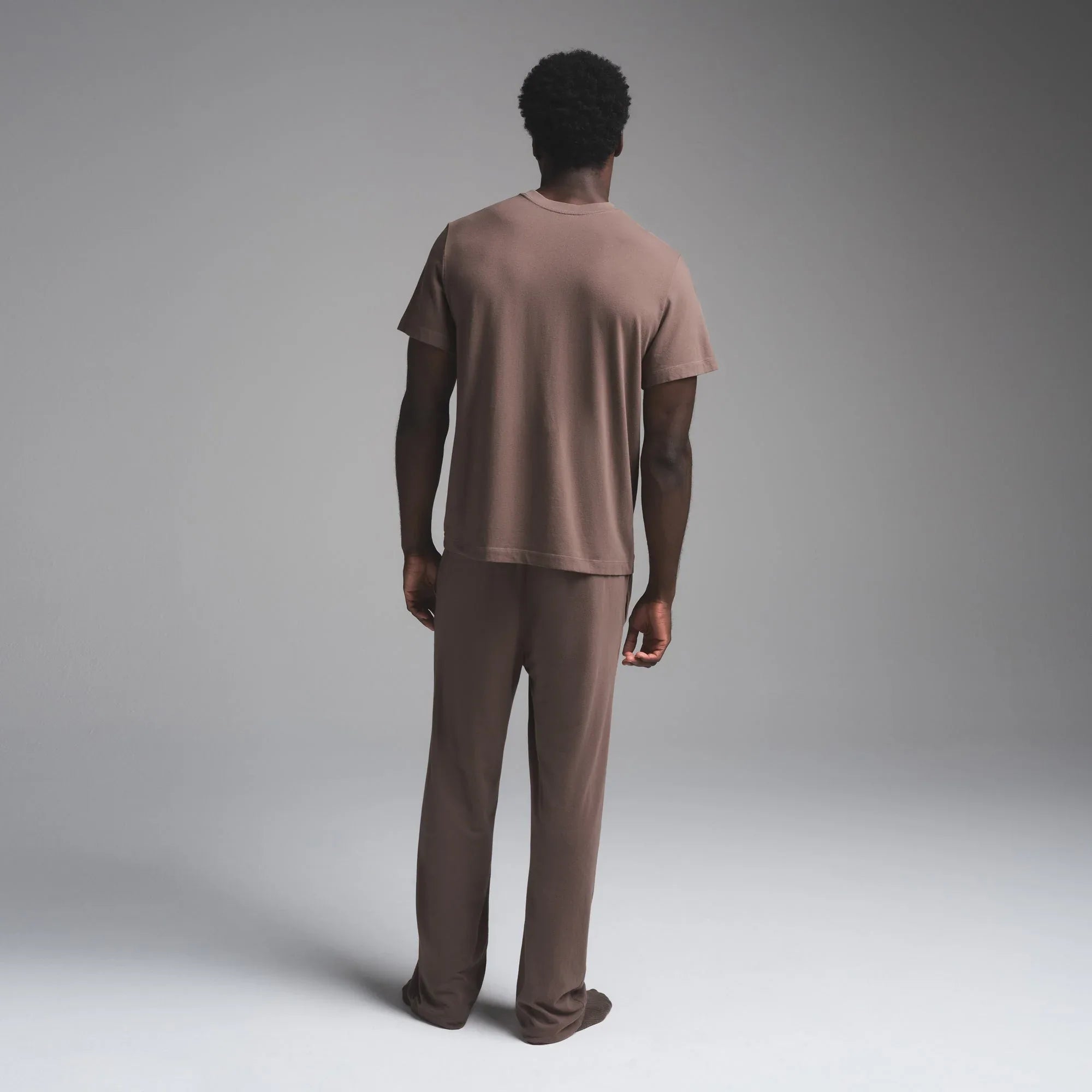 SKIMS JERSEY SLEEP MENS T-SHIRT | UMBER - TİŞÖRT - My Suti