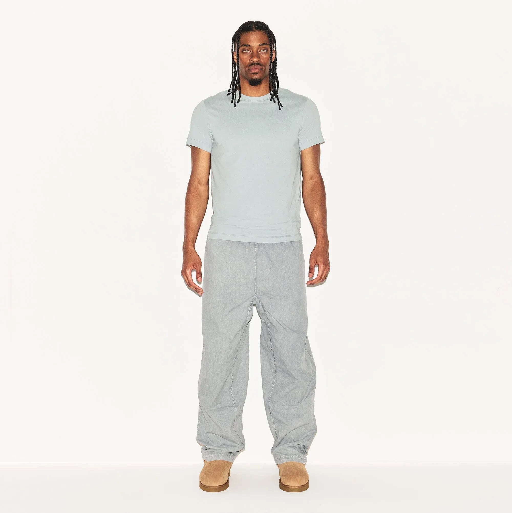 SKIMS COTTON MENS CLASSIC T-SHIRT | MERCURY - TİŞÖRT - My Suti