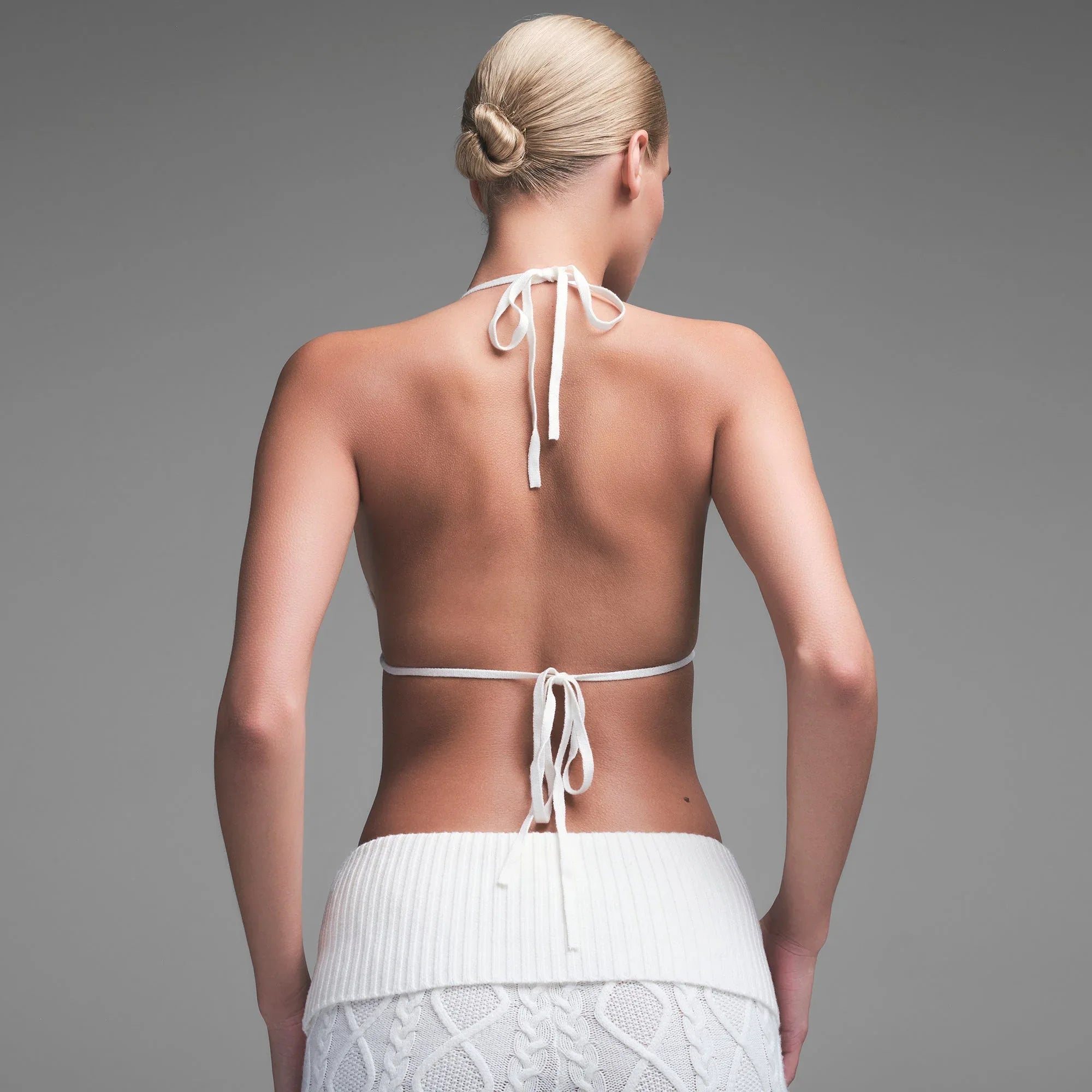 SKIMS SWEATER KNIT TRIANGLE BRALETTE | MARBLE - SÜTYEN - My Suti