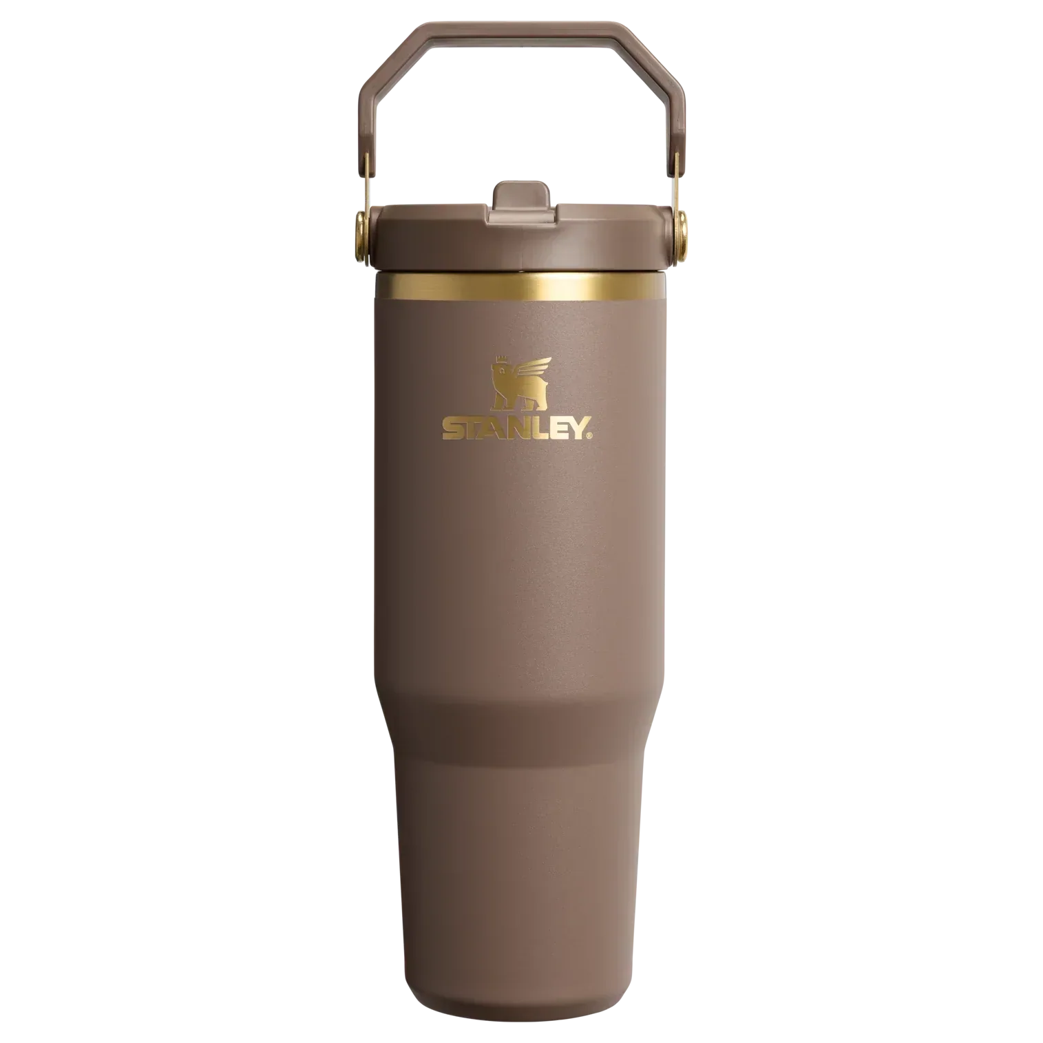 Stanley The Iceflow Flip Straw Termos 0.8L - Espresso Gold - My Suti