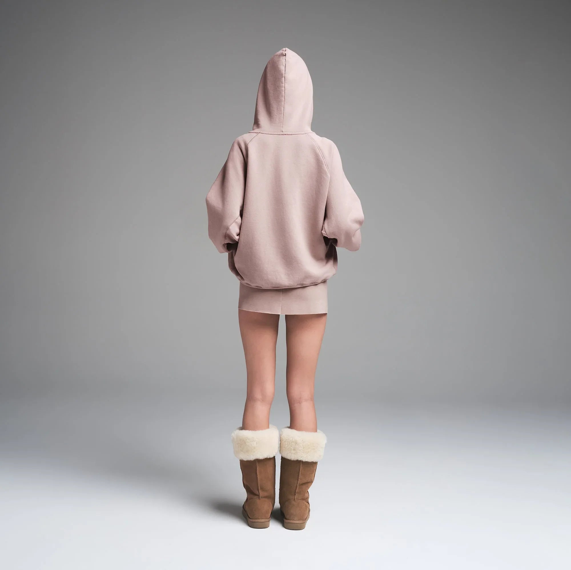 SKIMS FRENCH TERRY RELAXED ZIP UP HOODIE | FAWN - KAPŞONLU ÜST - My Suti