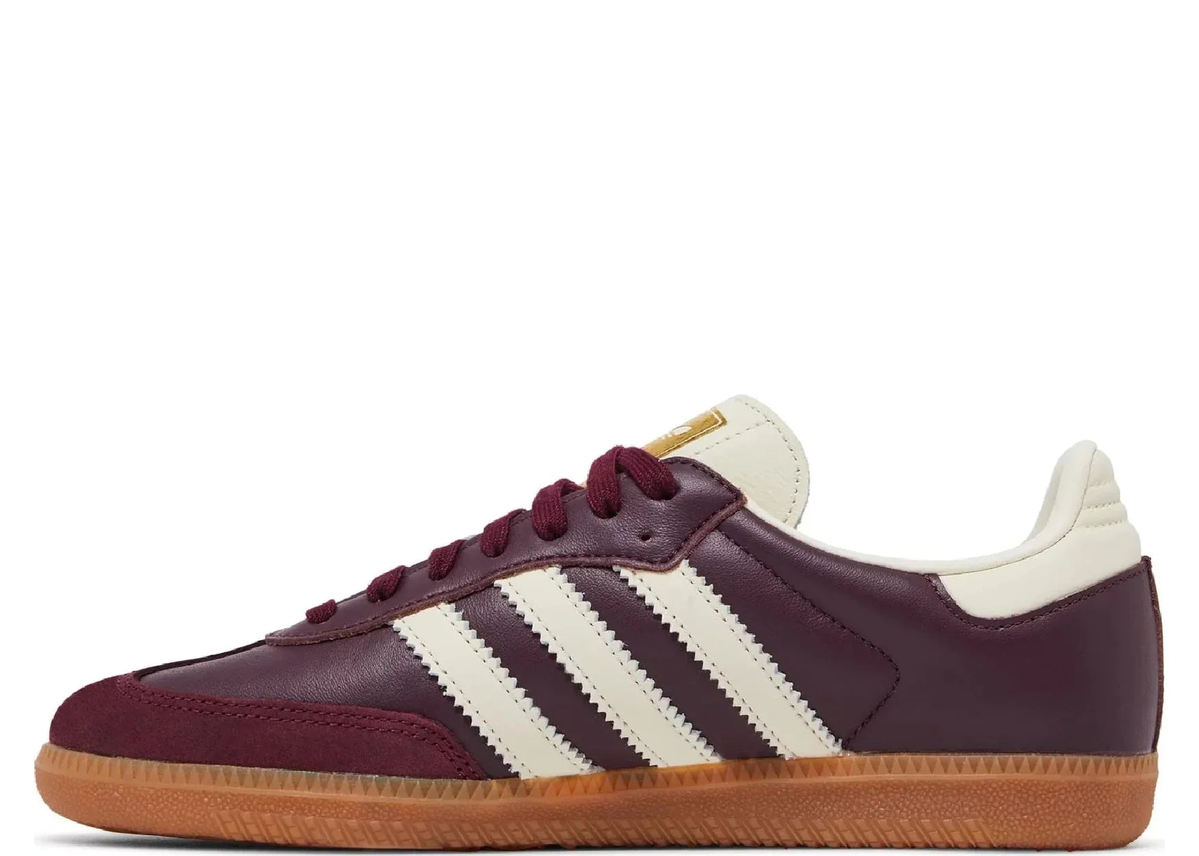 adidas Samba OG Maroon Gold Metallic - My Suti