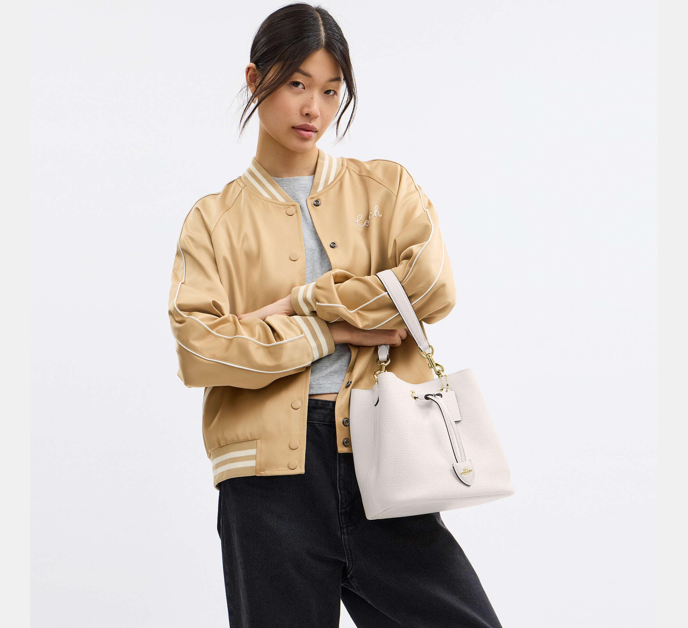 Coach Rowan Bucket Bag - Gold/Chalk - My Suti