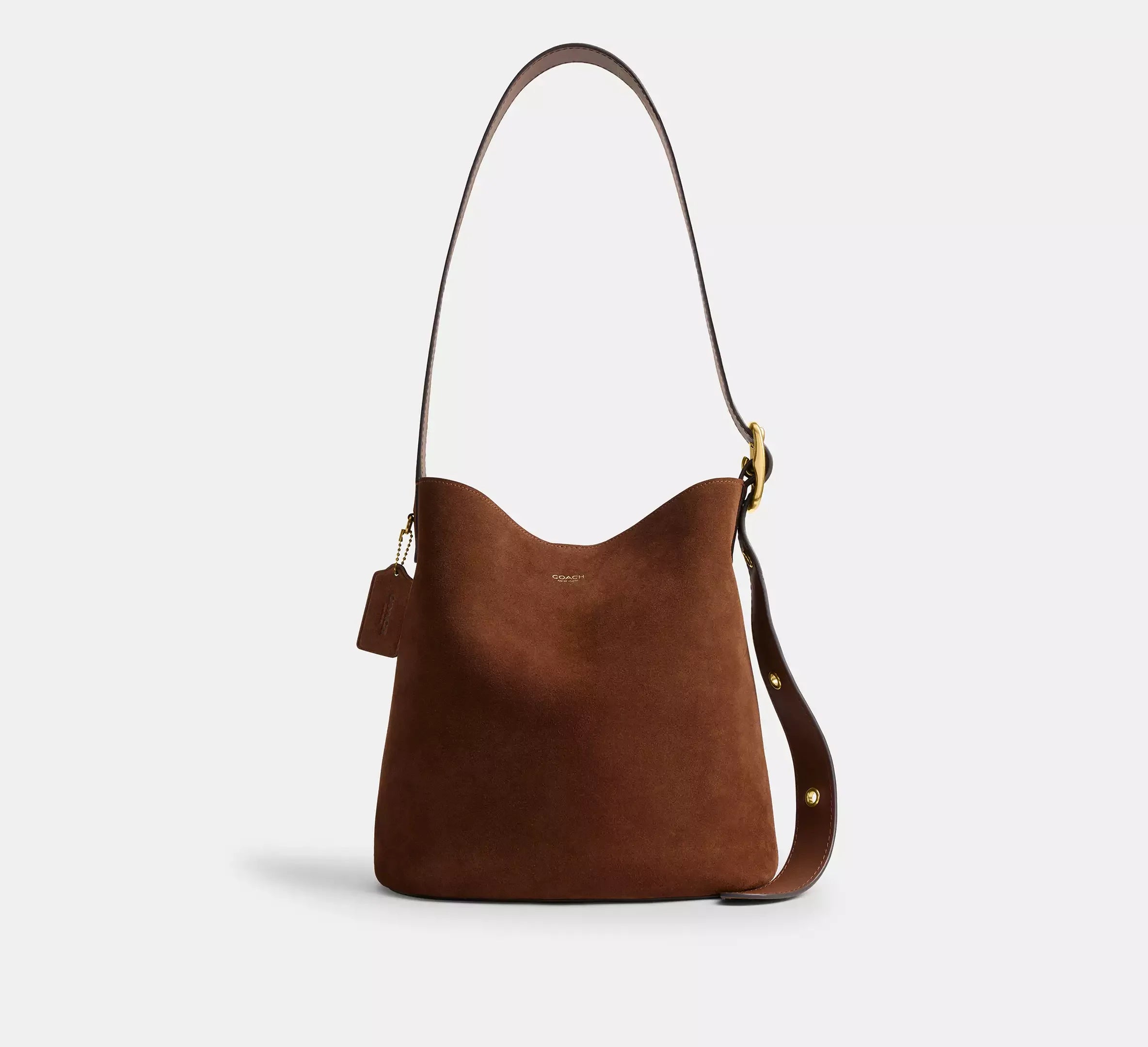 Coach Bleecker Bucket Bag - Brass/Warm Brown - My Suti