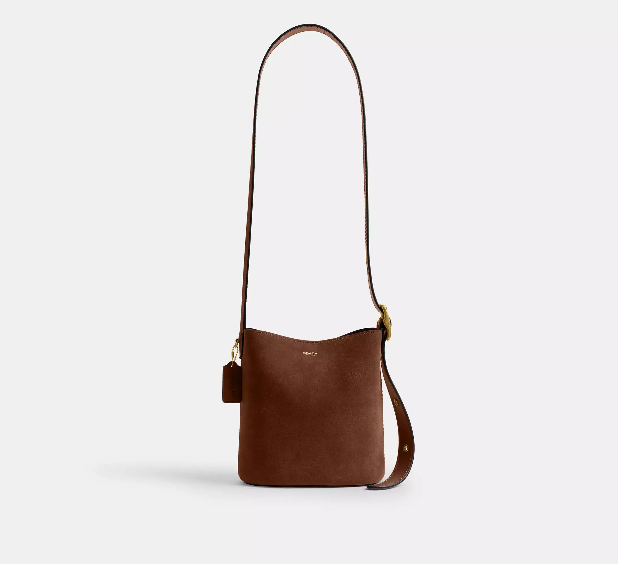 Coach Bleecker Bucket Bag 21 - Brass/Warm Brown - My Suti