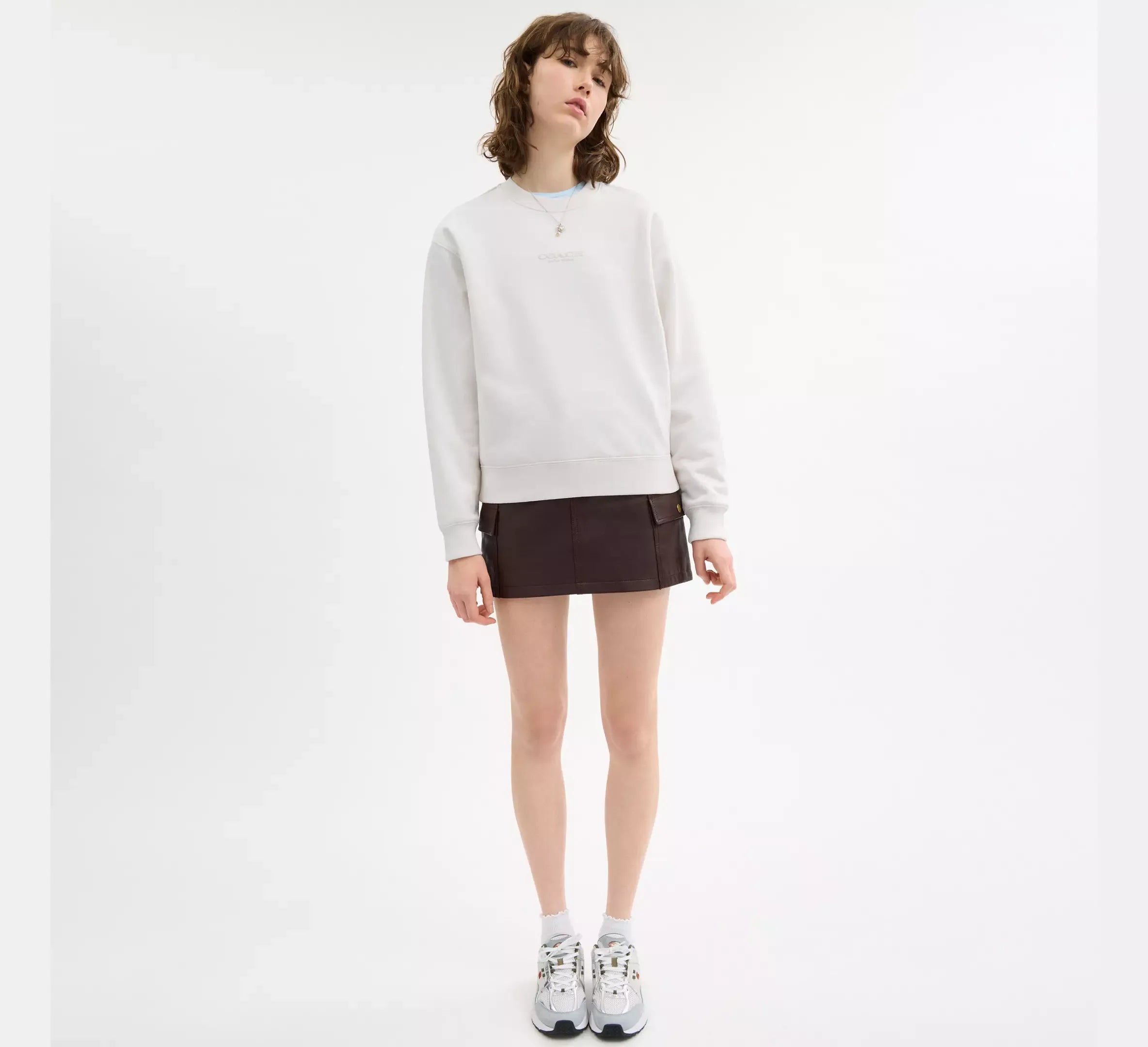 Coach Crewneck - White - My Suti