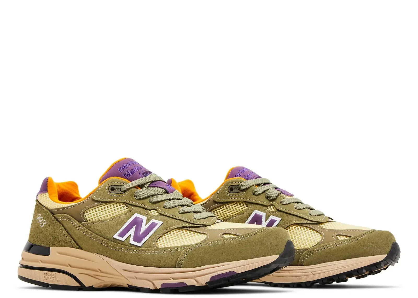New Balance 993 Teddy Santis Olive Leaf Maize - My Suti