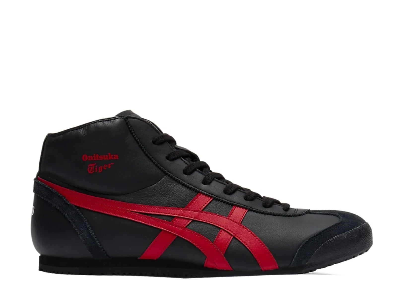 Onitsuka Tiger Mexico Mid Runner Black Classic Red - My Suti