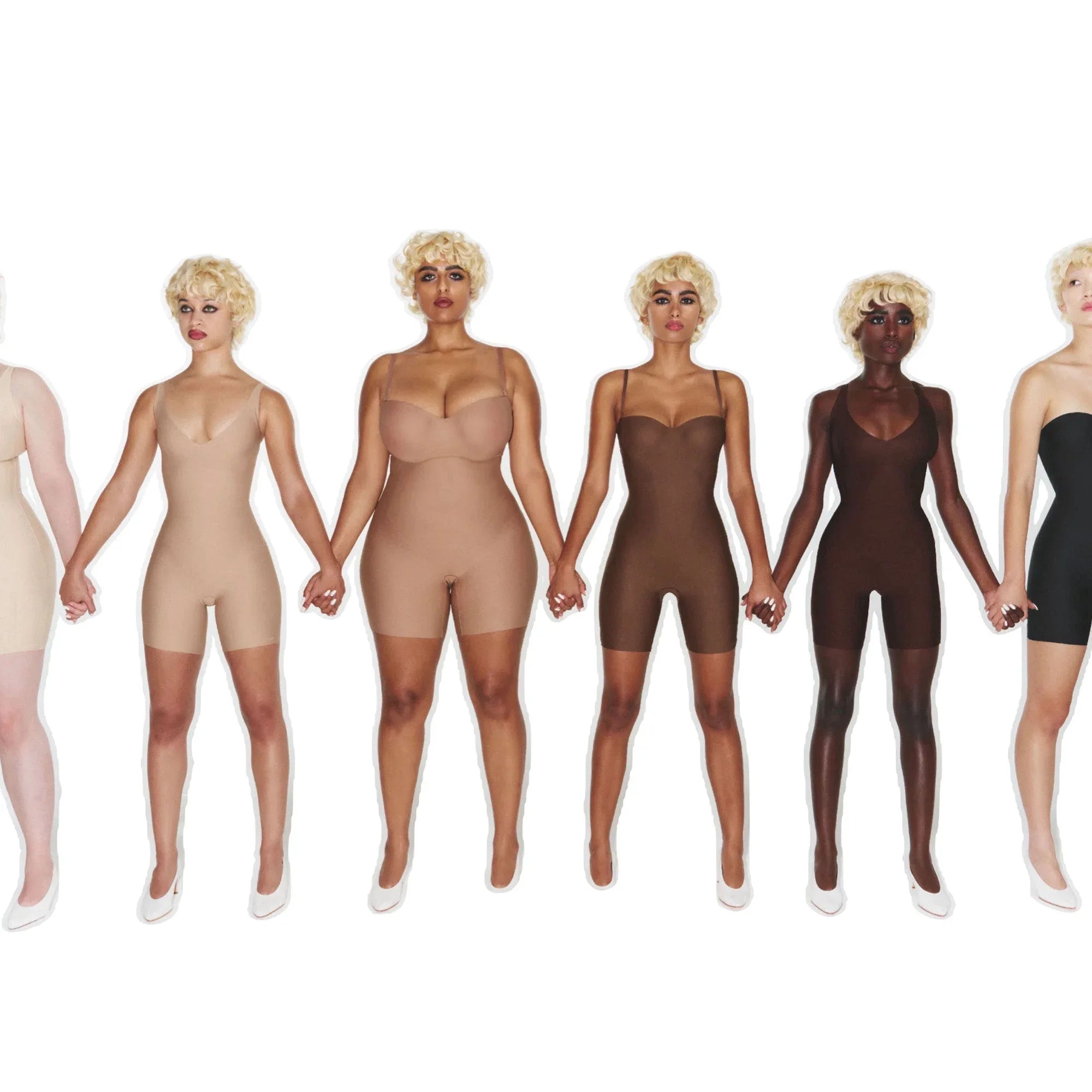 SKIMS BODY CORE SCULPT UNDERWIRE MID THIGH BODYSUIT | CLAY - BODYSUIT - My Suti