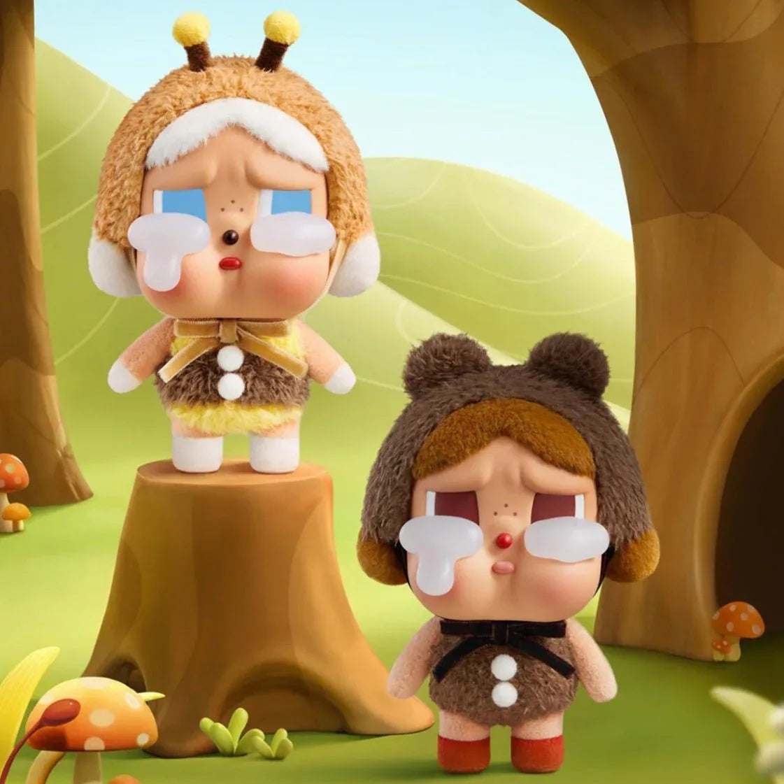 POP MART CRYBABY CRYING AGAIN LOVE MAKES US CRY YÜZ PELUŞ FİGÜR - My Suti