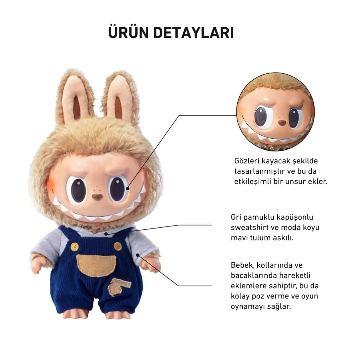 POP MART LABUBU THE MONSTERS TIME TO CHILL PELUŞ BEBEK - My Suti