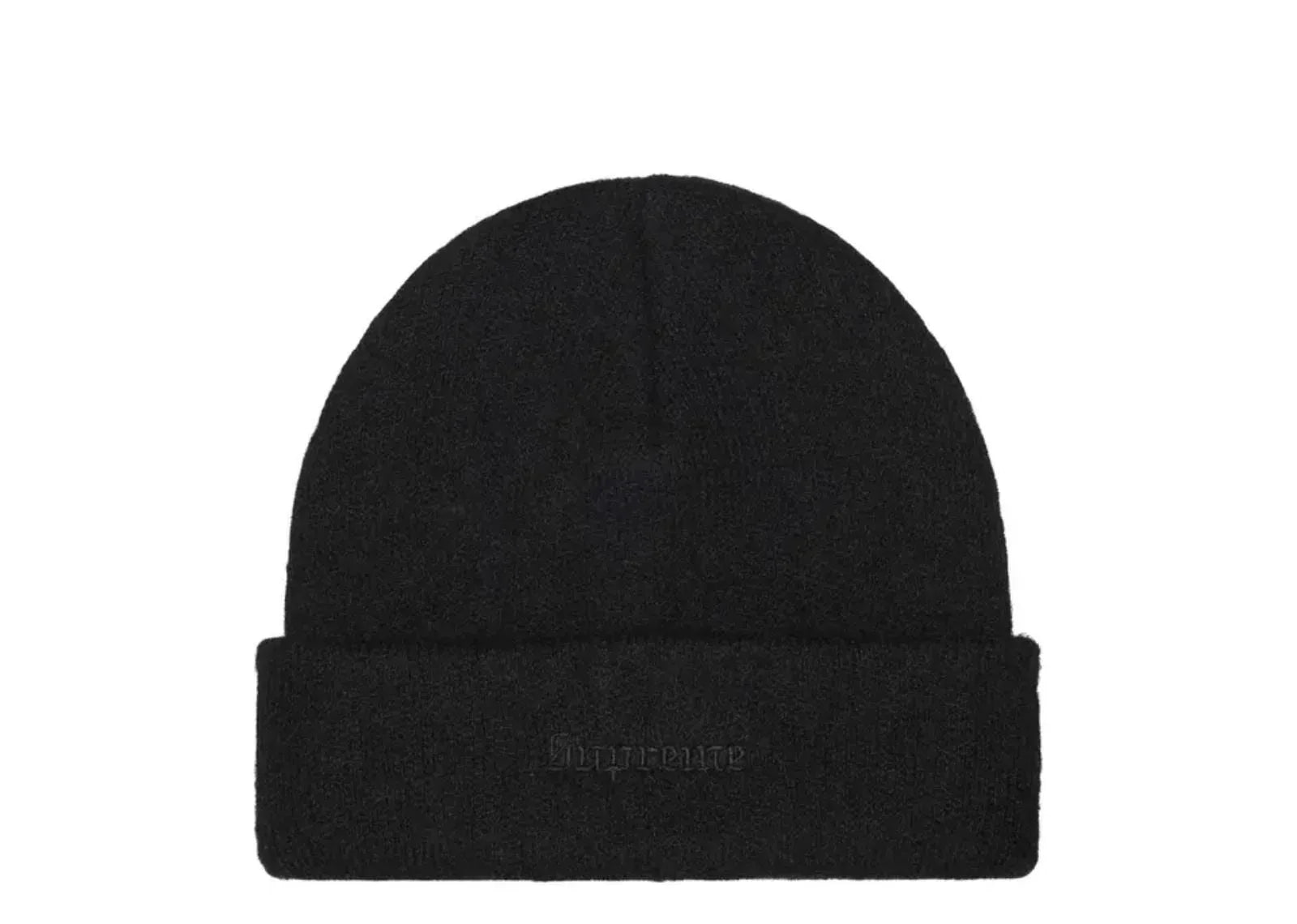 Supreme Mohair Beanie (FW25) Black - My Suti