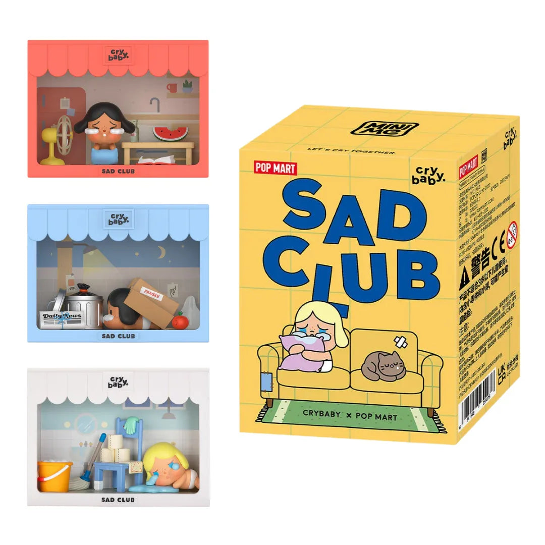 POP MART CRYAGAIN SAD CLUB SÜRPRİZ KUTU SERİSİ - My Suti POP MART CRYAGAIN SAD CLUB SÜRPRİZ KUTU SERİSİ - My Suti