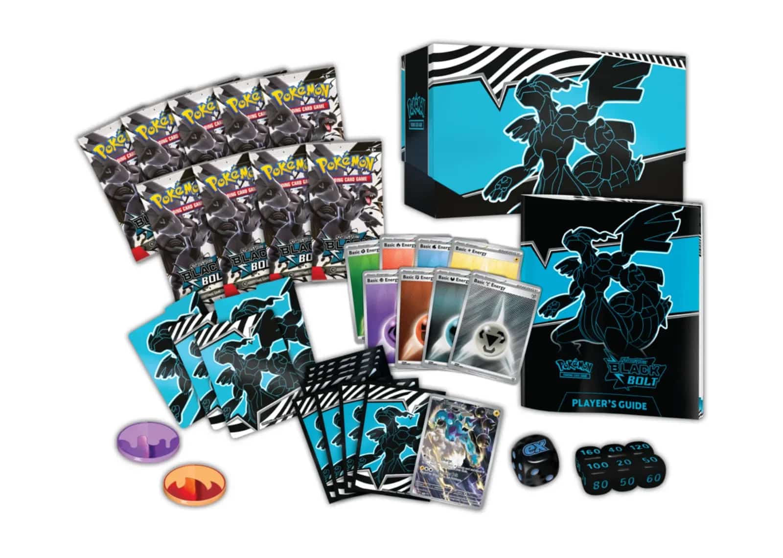 Pokémon Scarlet & Violet Black Bolt & White Flare Elite Trainer Box - My Suti