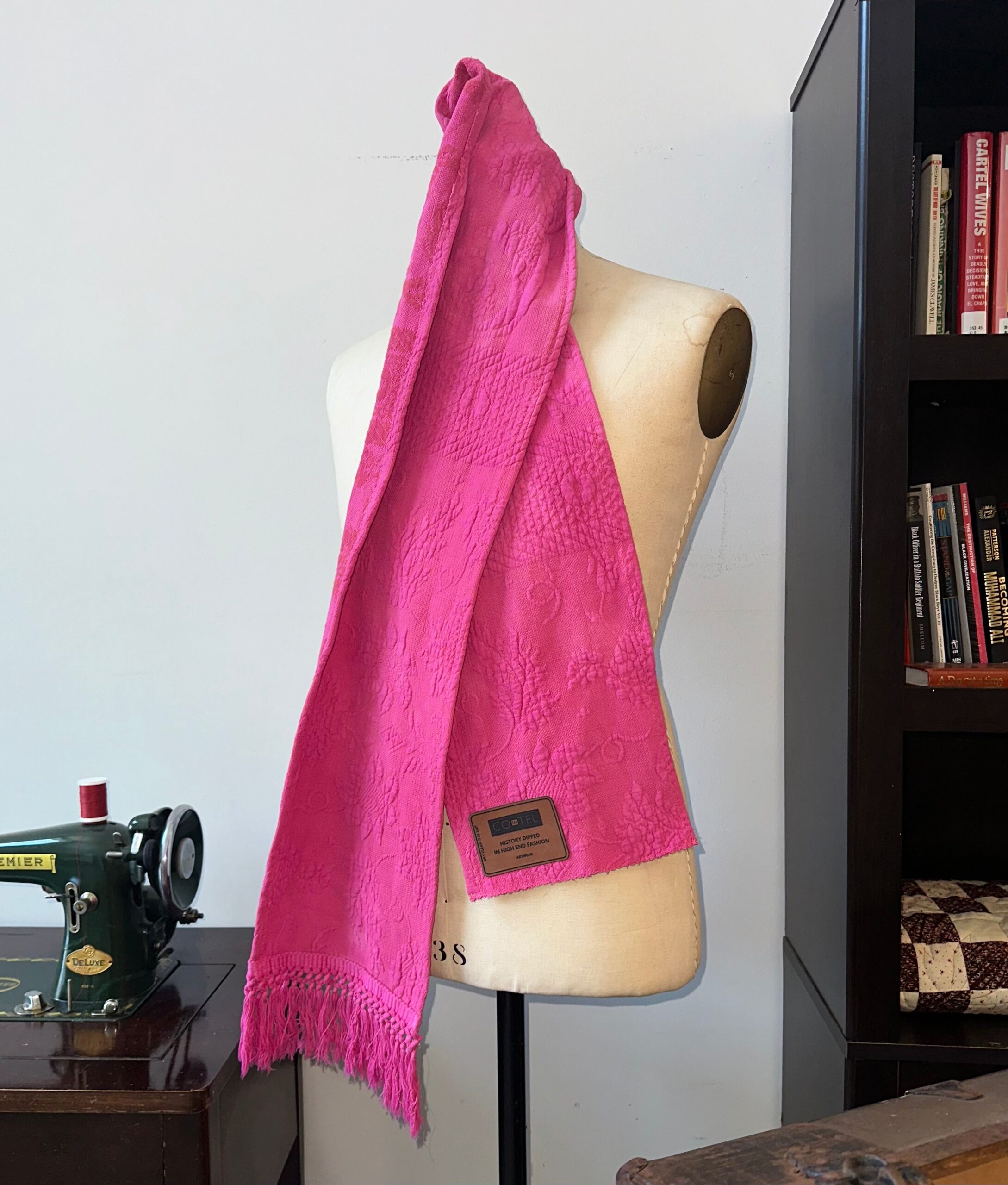 Cointel 1 of 3 Fuchsia Reliquary Scarf