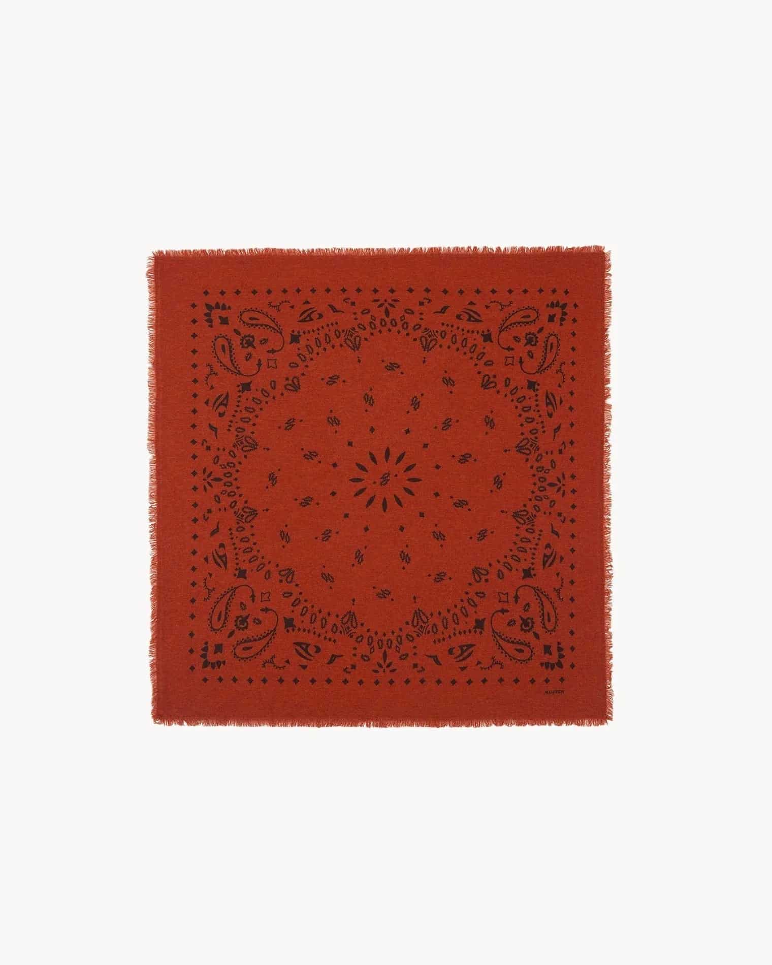 KUJTEN Small Bandana Hachi Burnt Orange - Bandana - My Suti