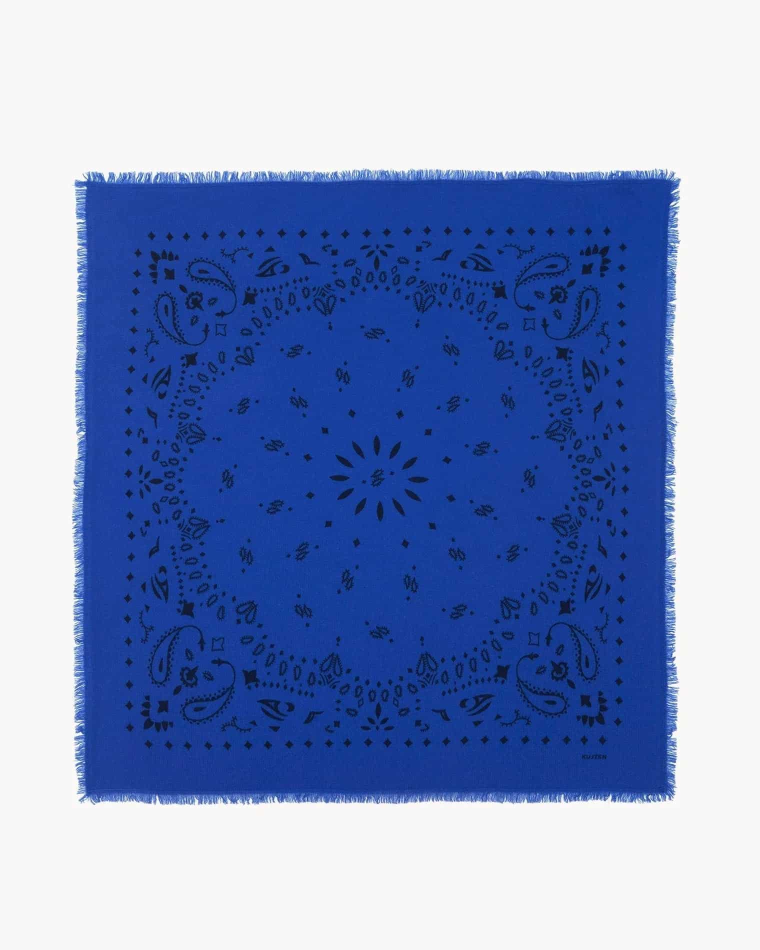 KUJTEN Bandana Hachiko Cobalt Blue - Bandana - My Suti KUJTEN Bandana Hachiko Cobalt Blue - Bandana - My Suti