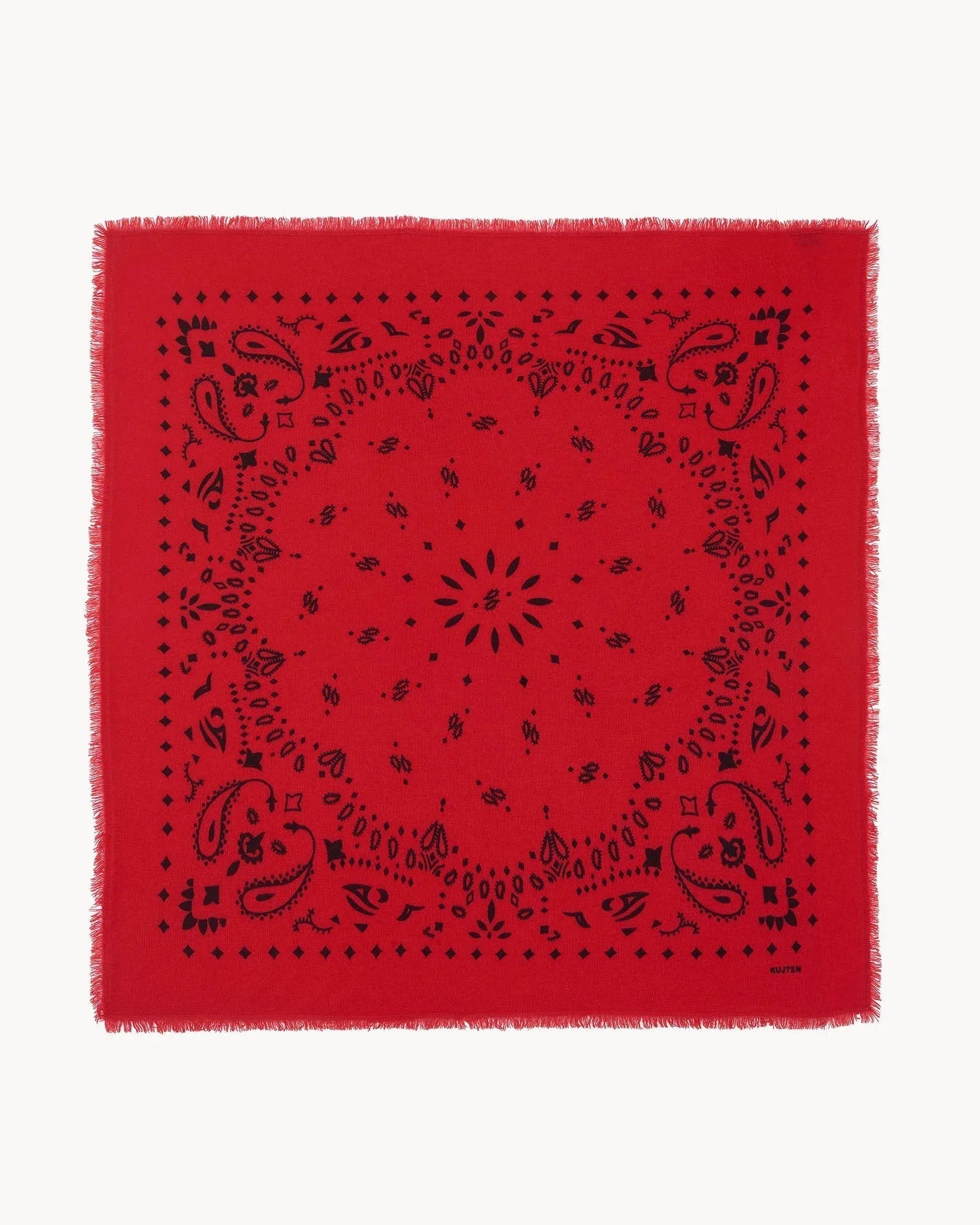 KUJTEN Bandana Hachiko Red Flag - Bandana - My Suti KUJTEN Bandana Hachiko Red Flag - Bandana - My Suti