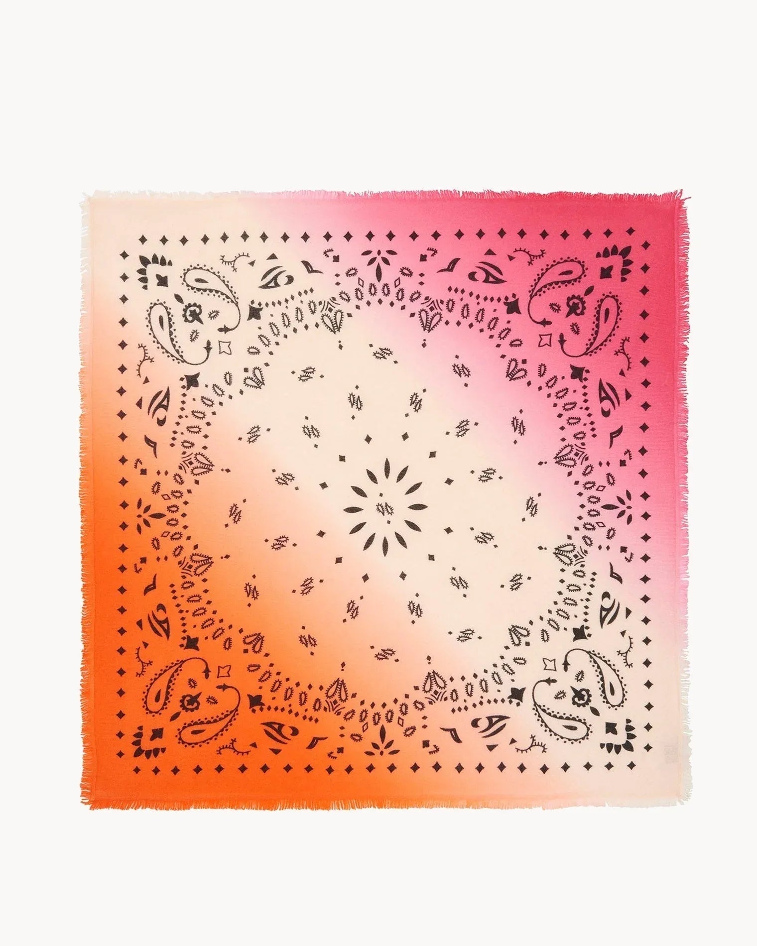 KUJTEN Bandana Hachiko Dip Dye Fluorescent Pink - Bandana - My Suti