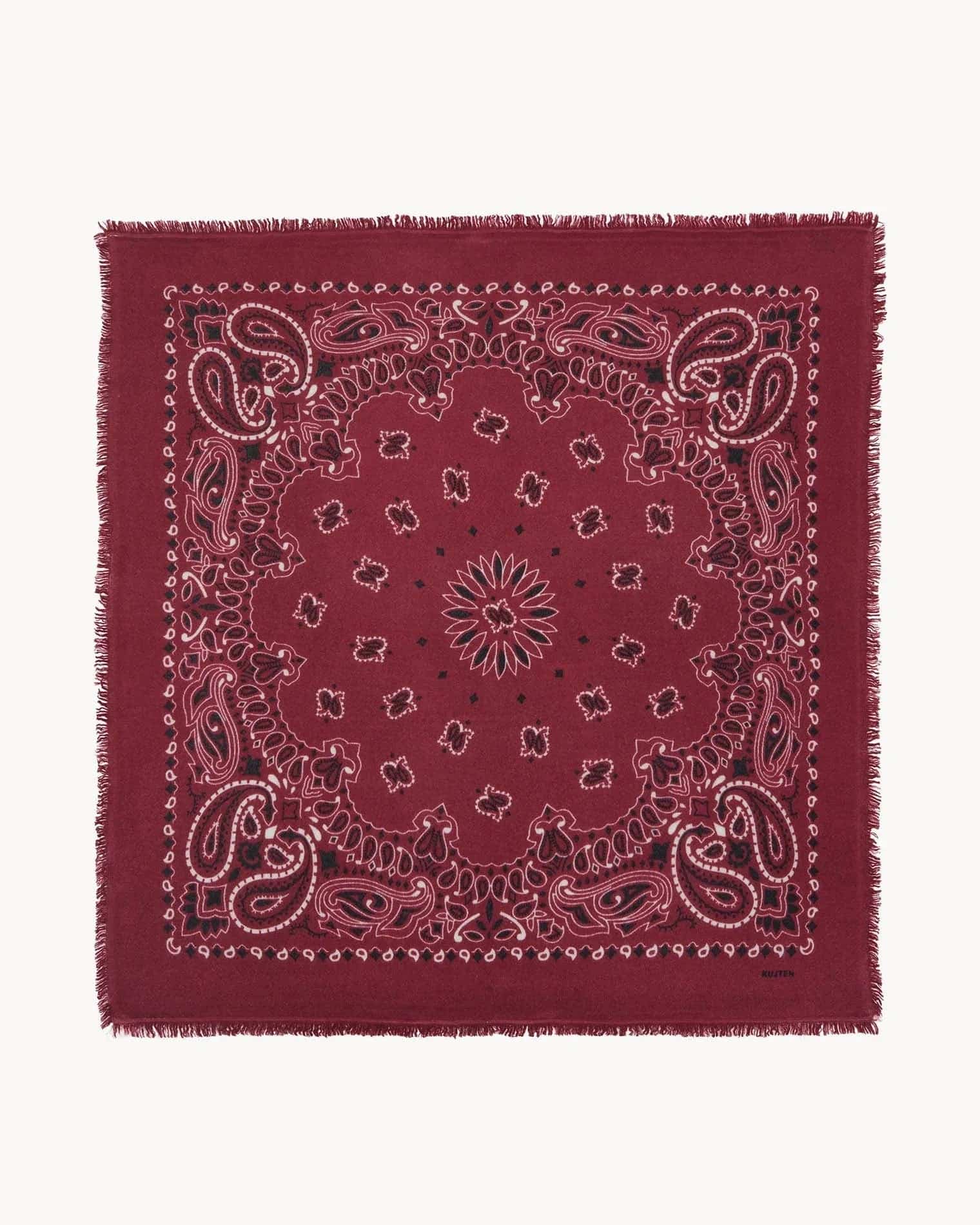 KUJTEN Large Bandana Hachiko Bico Sierra Red - Bandana - My Suti