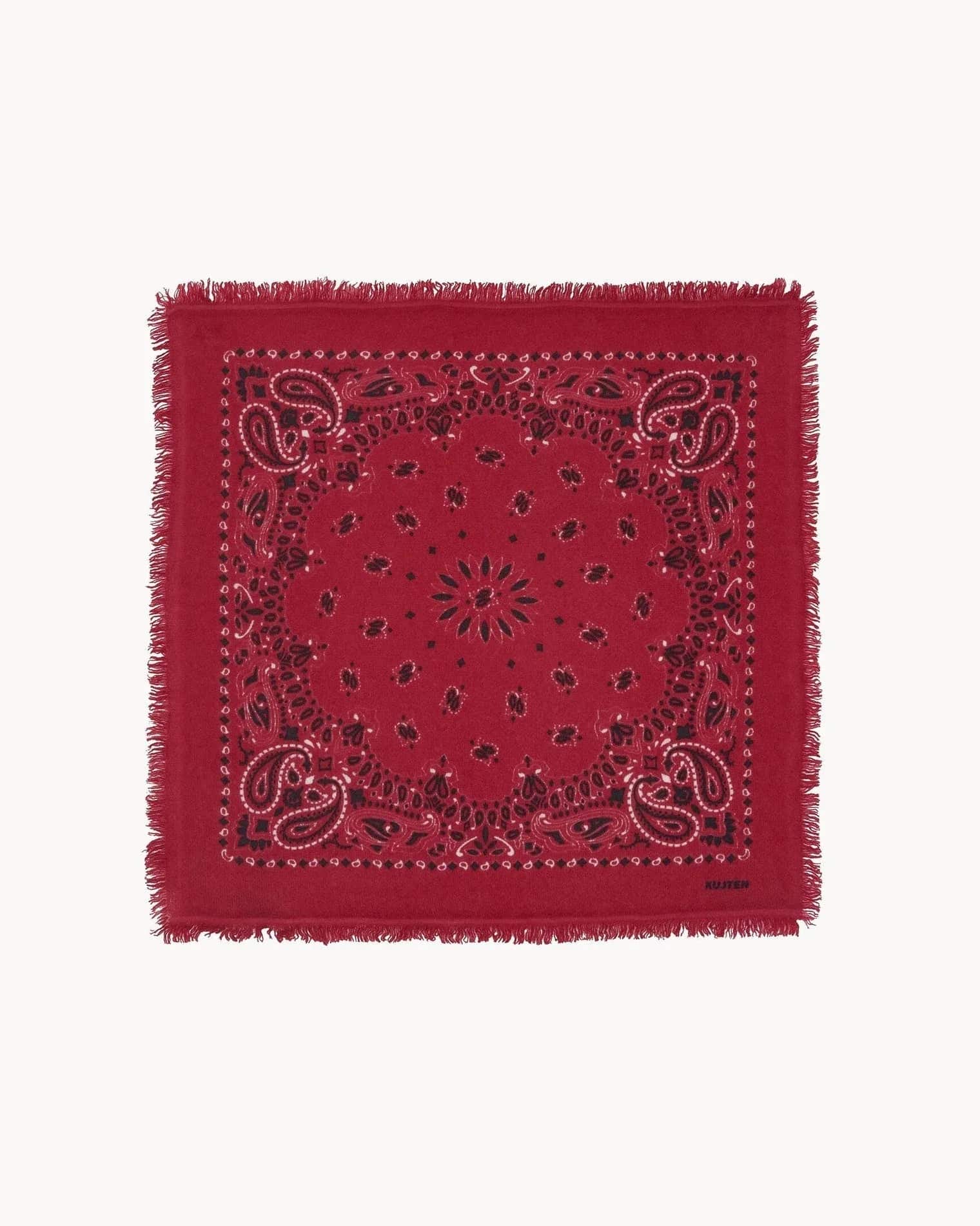 KUJTEN Small Bandana Hachi Bico Red - Bandana - My Suti