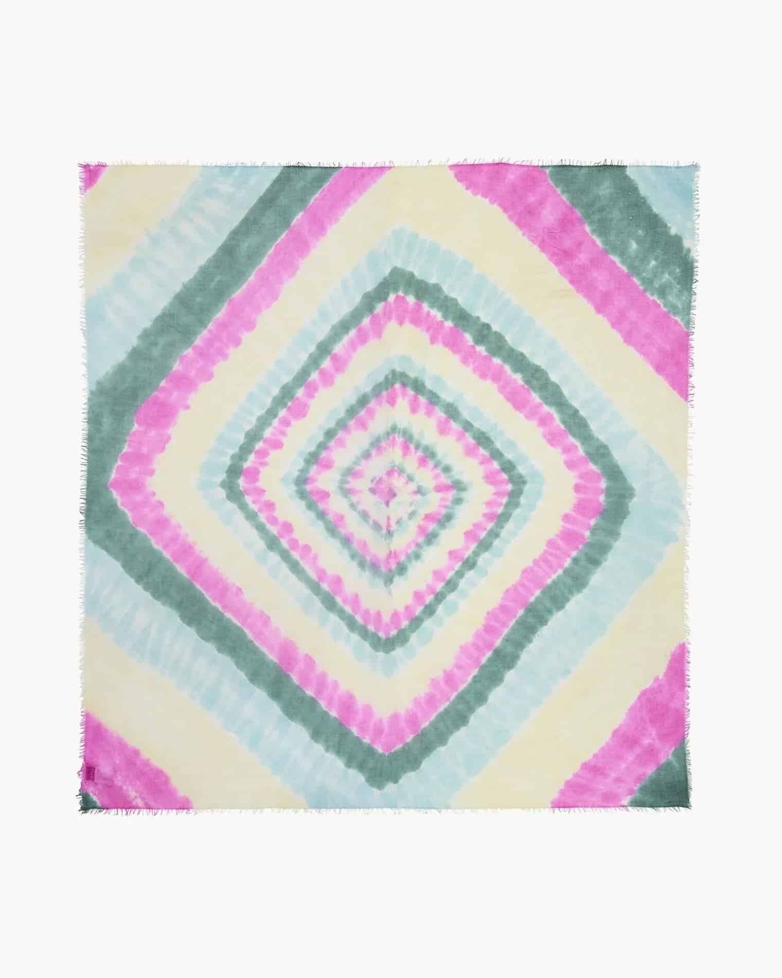 KUJTEN Very Large Bandana Effy Sunny Green Pink - Bandana - My Suti