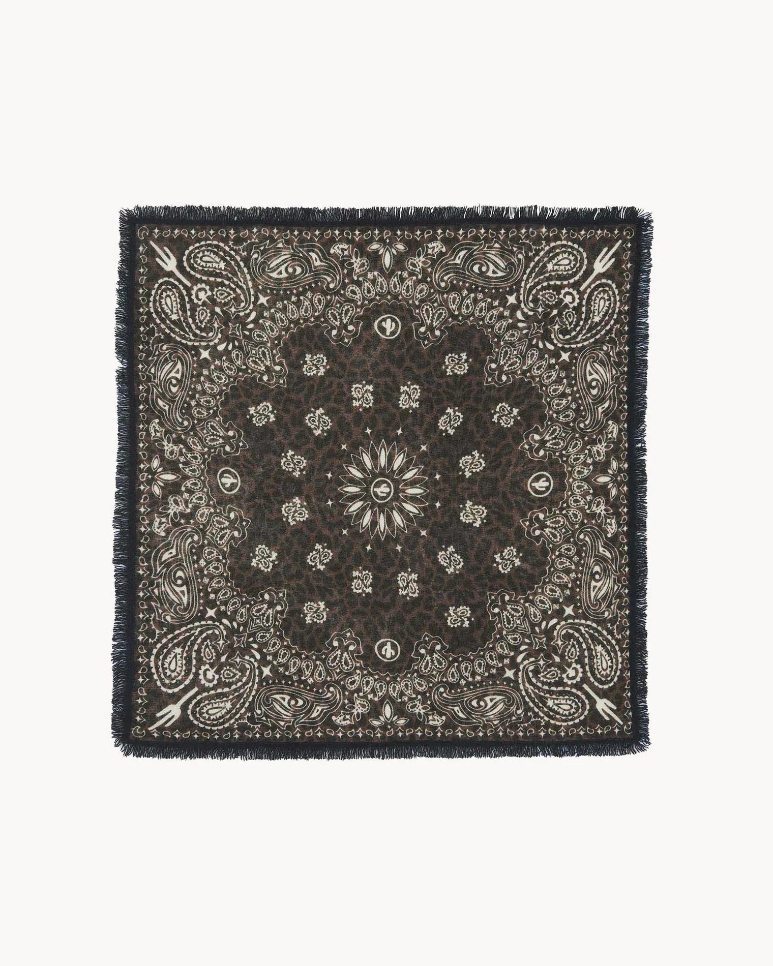 KUJTEN Small Bandana Arizona Hachi Leopard Print Spicy Brown - Bandana - My Suti