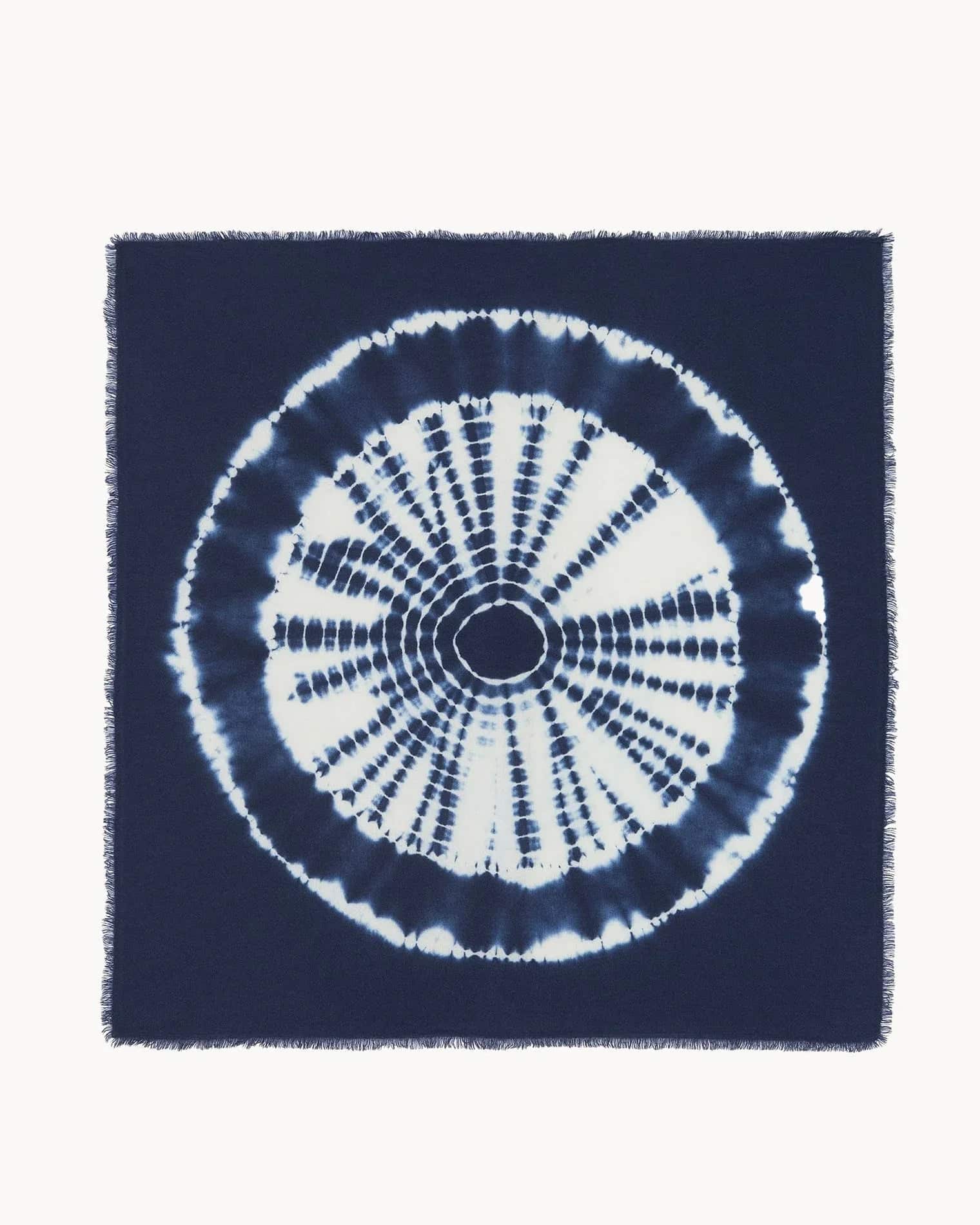 KUJTEN Large Bandana Hachiko Circle Indigo Blue - Bandana - My Suti