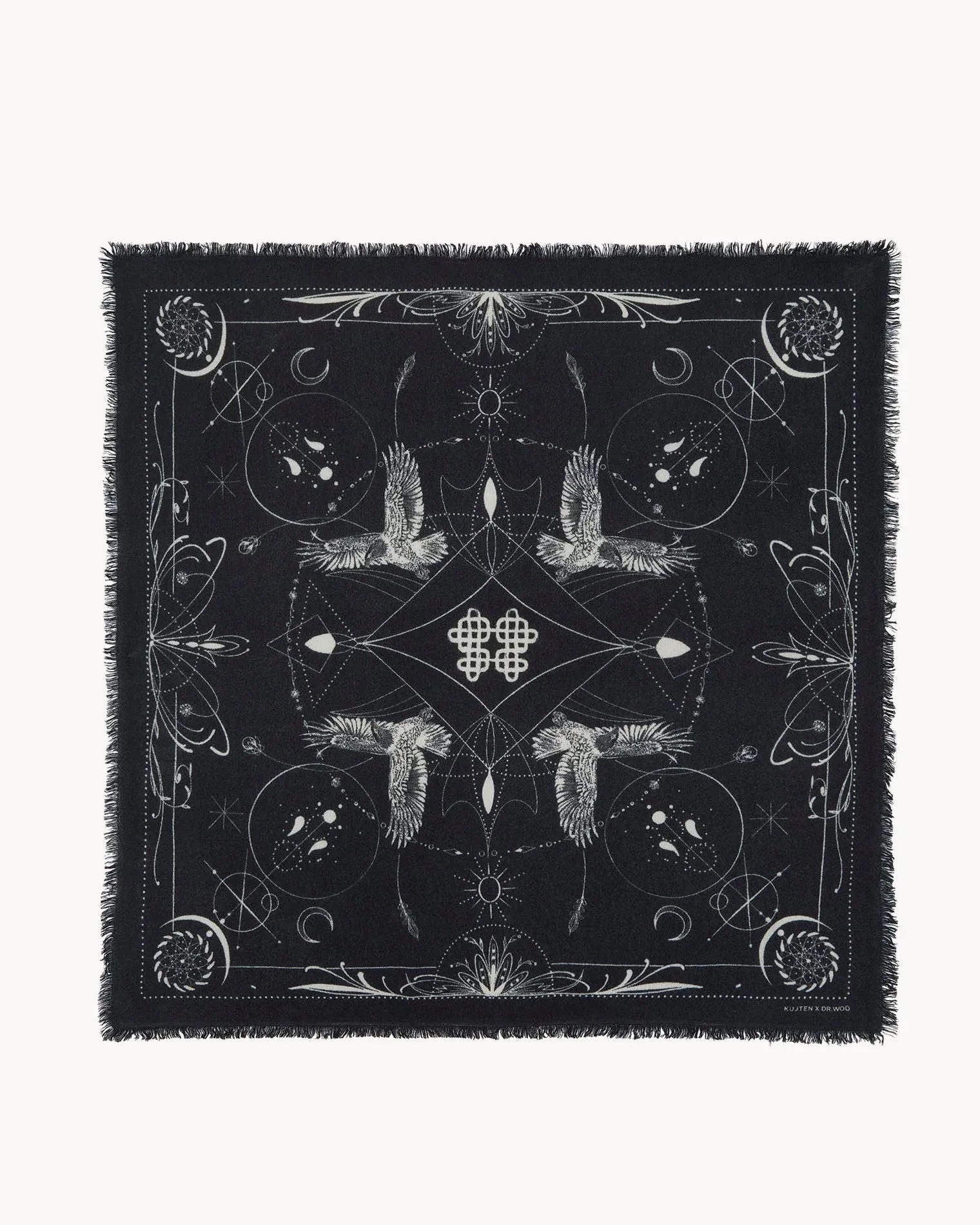 KUJTEN Large Bandana Hiloki Black - Bandana - My Suti