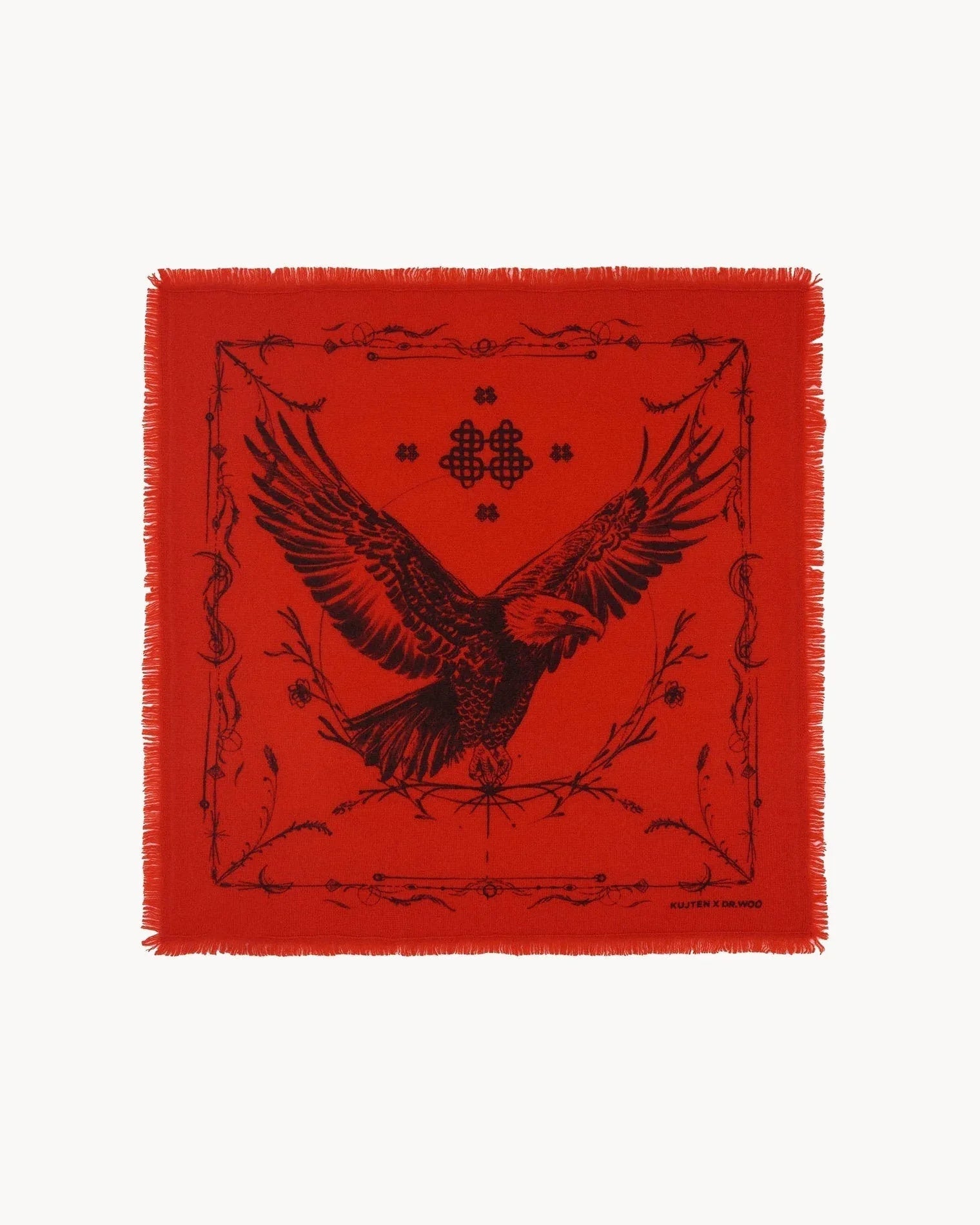 KUJTEN Small Bandana Hilo Red Orange - Bandana - My Suti