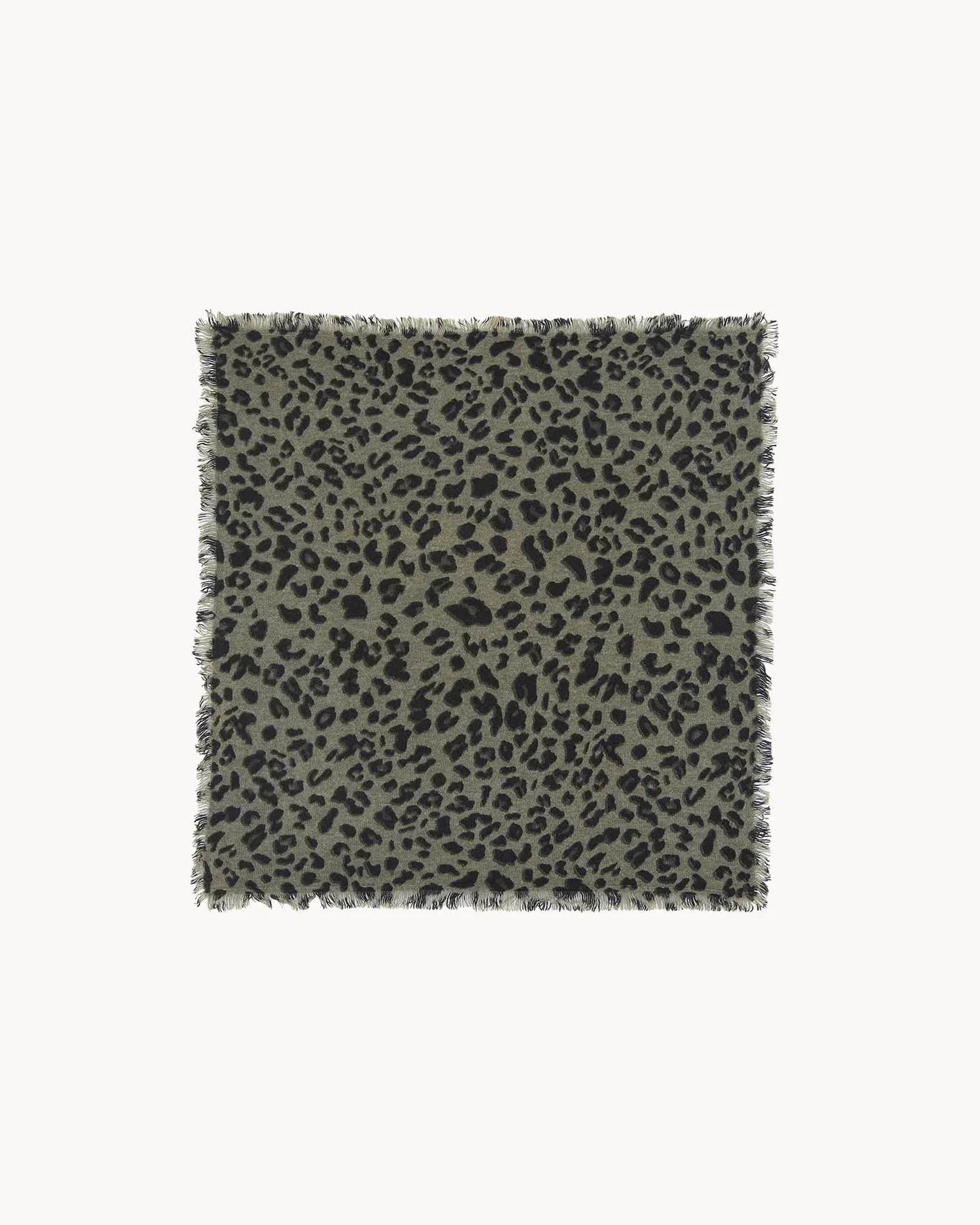 KUJTEN Small Bandana Hachi Leopard Marl Khaki - Bandana - My Suti