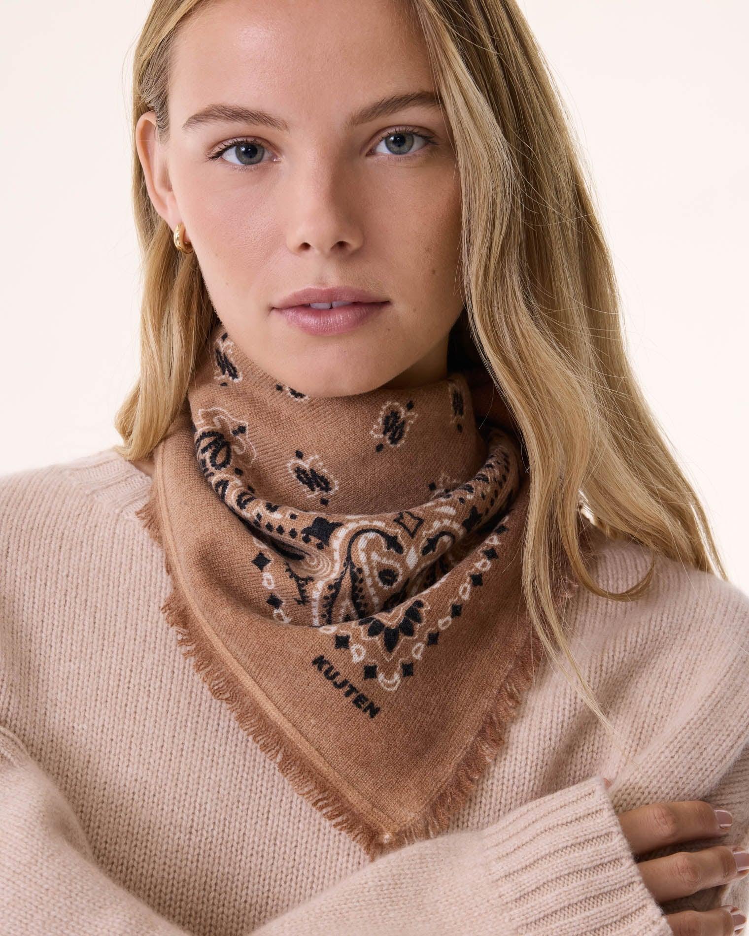 KUJTEN Small Bandana Hachi Caramelo Brown - Bandana - My Suti