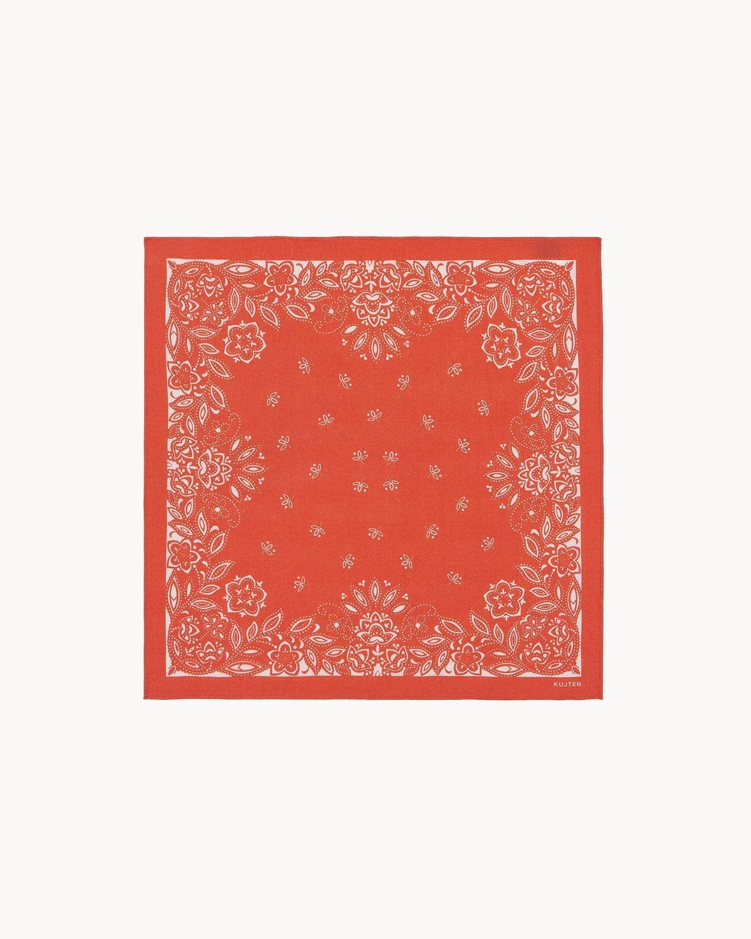 KUJTEN Small Bandana Heli Hibiscus Orange - Bandana - My Suti