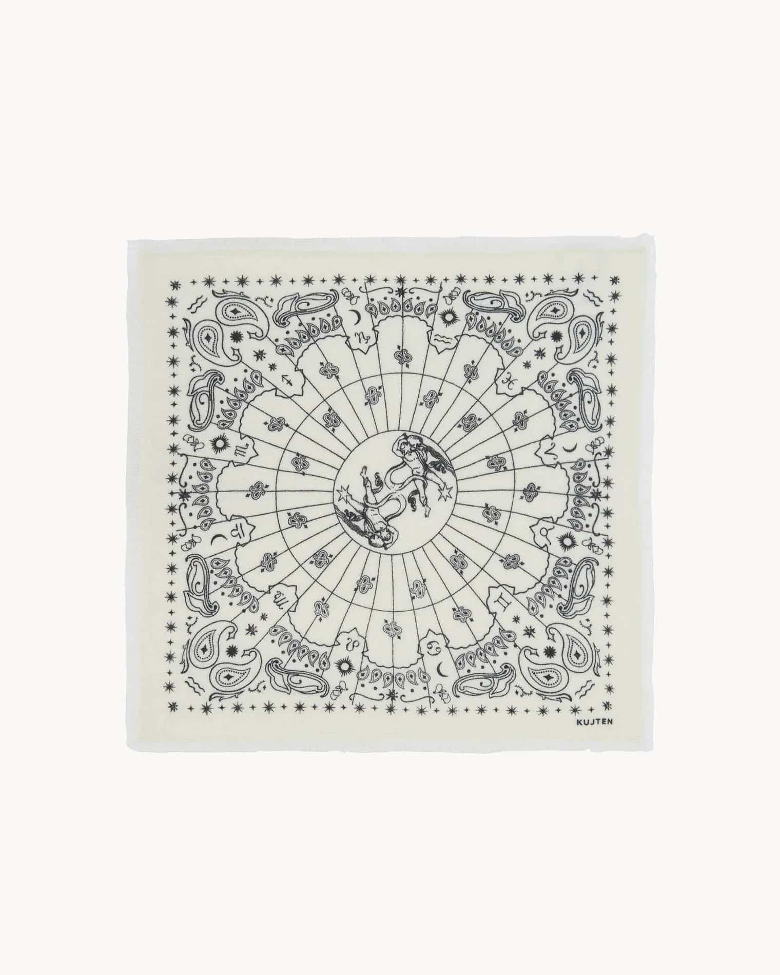 KUJTEN Small Bandana Hachi Sign Aquarius - Kova Burcu Bandanası - My Suti