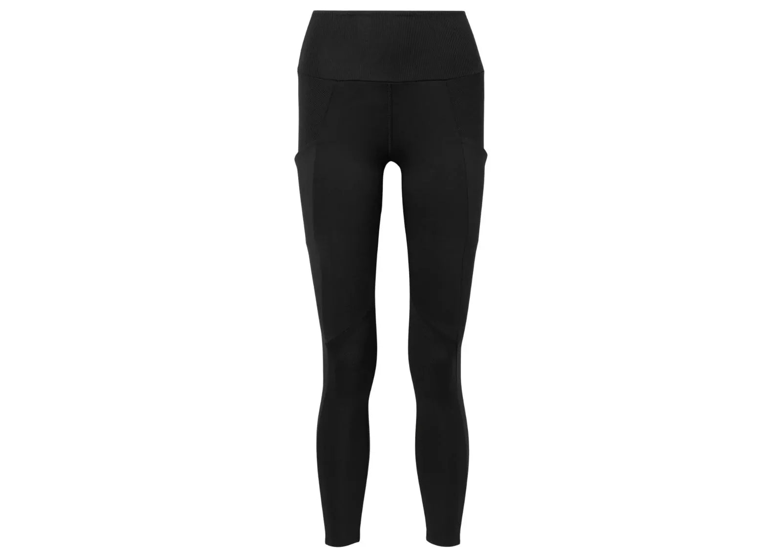 Alo Yoga Airlift Ribbed Stretch 7/8 Leggings Black - My Suti