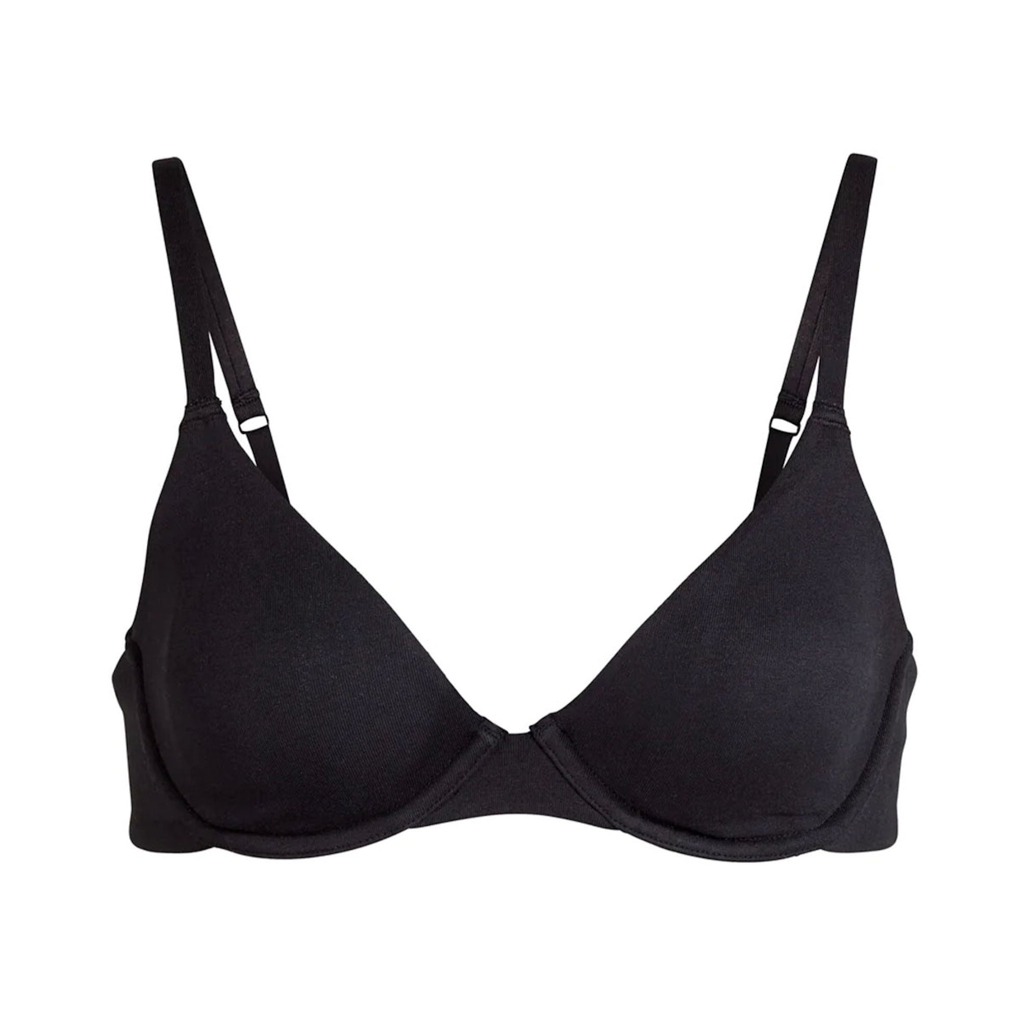 SKIMS COTTON JERSEY T-SHIRT BRA | SOOT