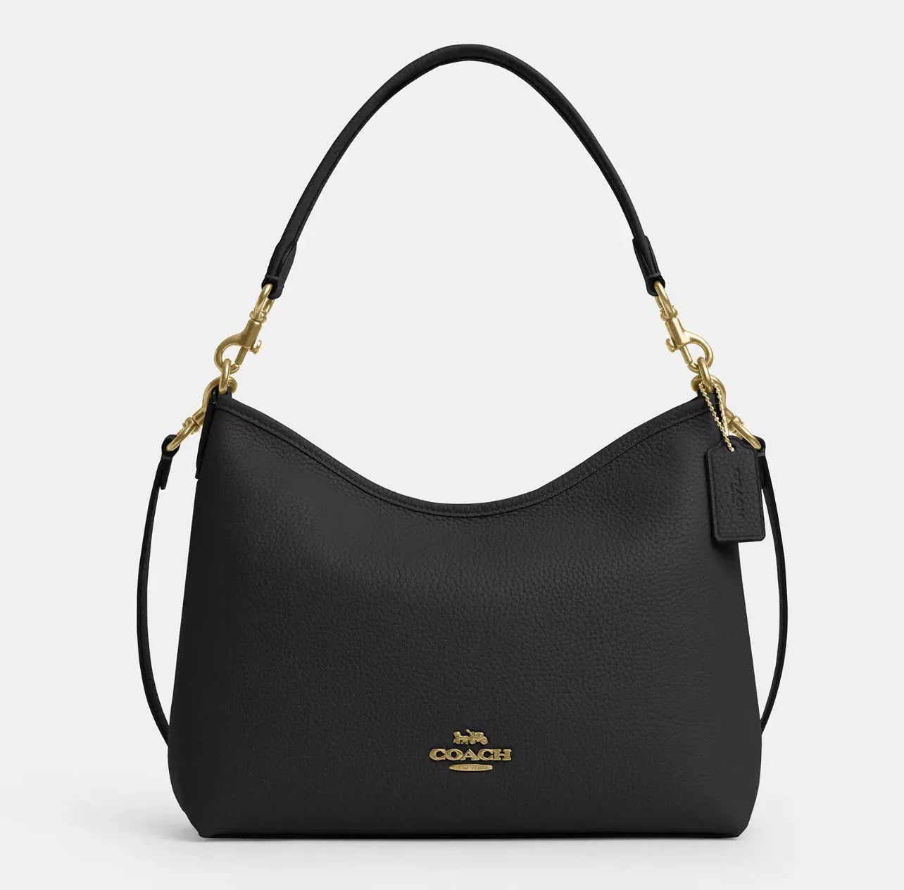 Coach Laurel Shoulder Bag - Gold/Black - My Suti