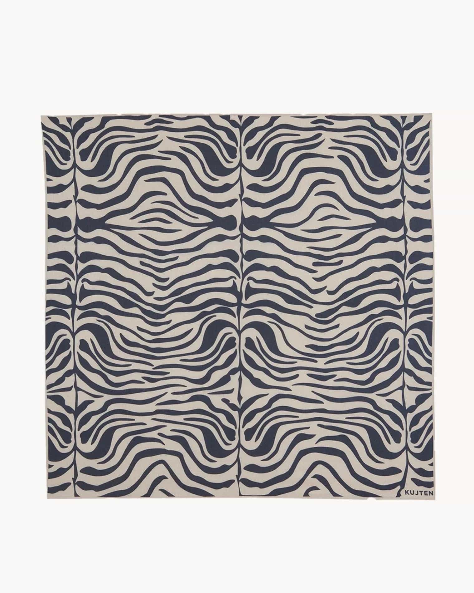 KUJTEN Large Bandana Helia Zebra Organic Beige - Bandana - My Suti