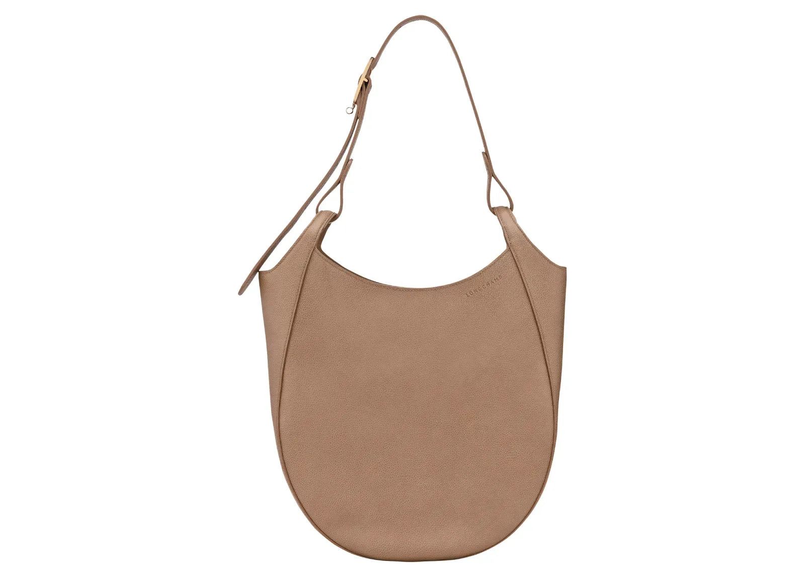 Longchamp Le Foulonné Lare Hobo Bag Biscuit - My Suti
