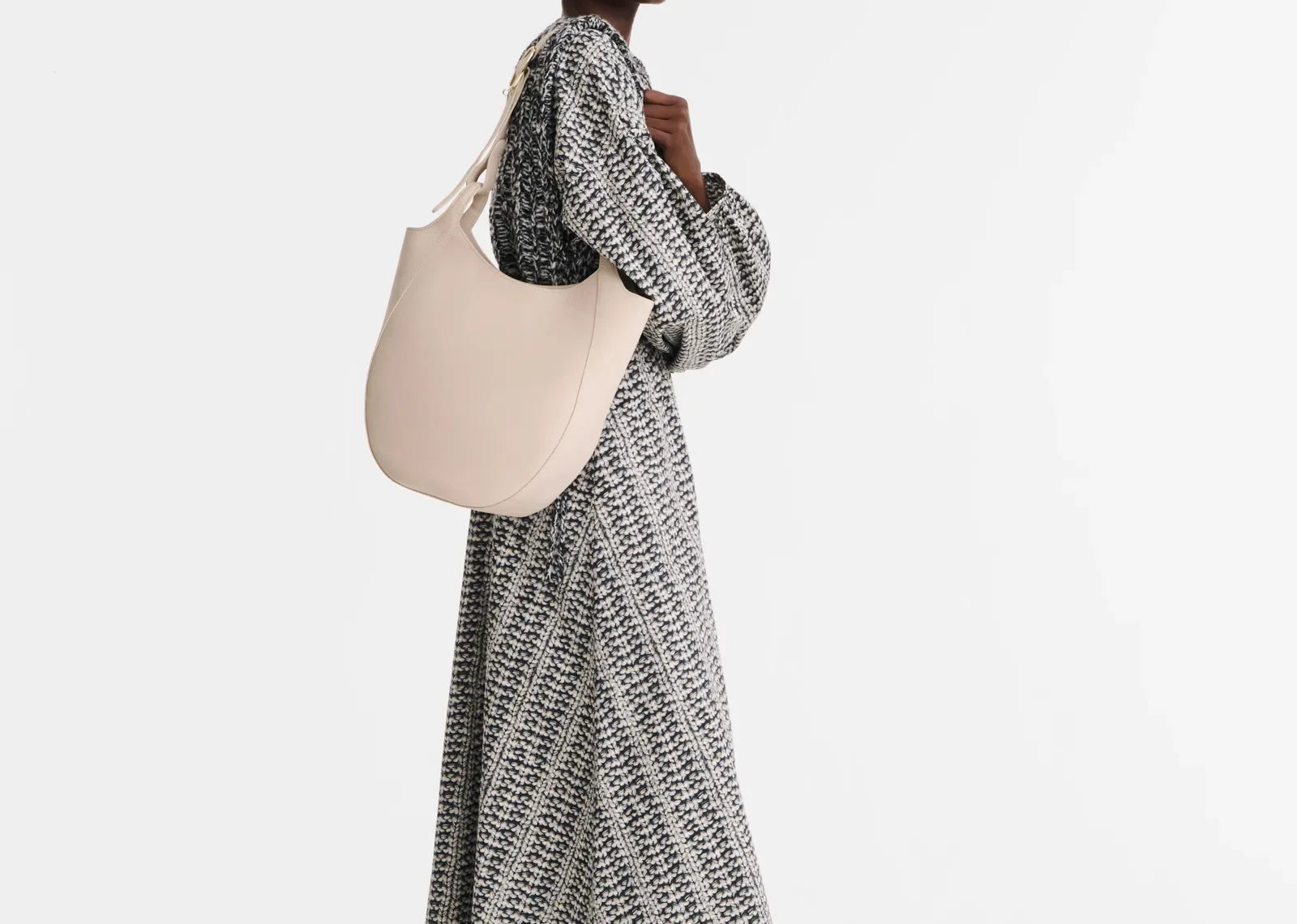 Longchamp Le Foulonné Lare Hobo Bag Paper - My Suti